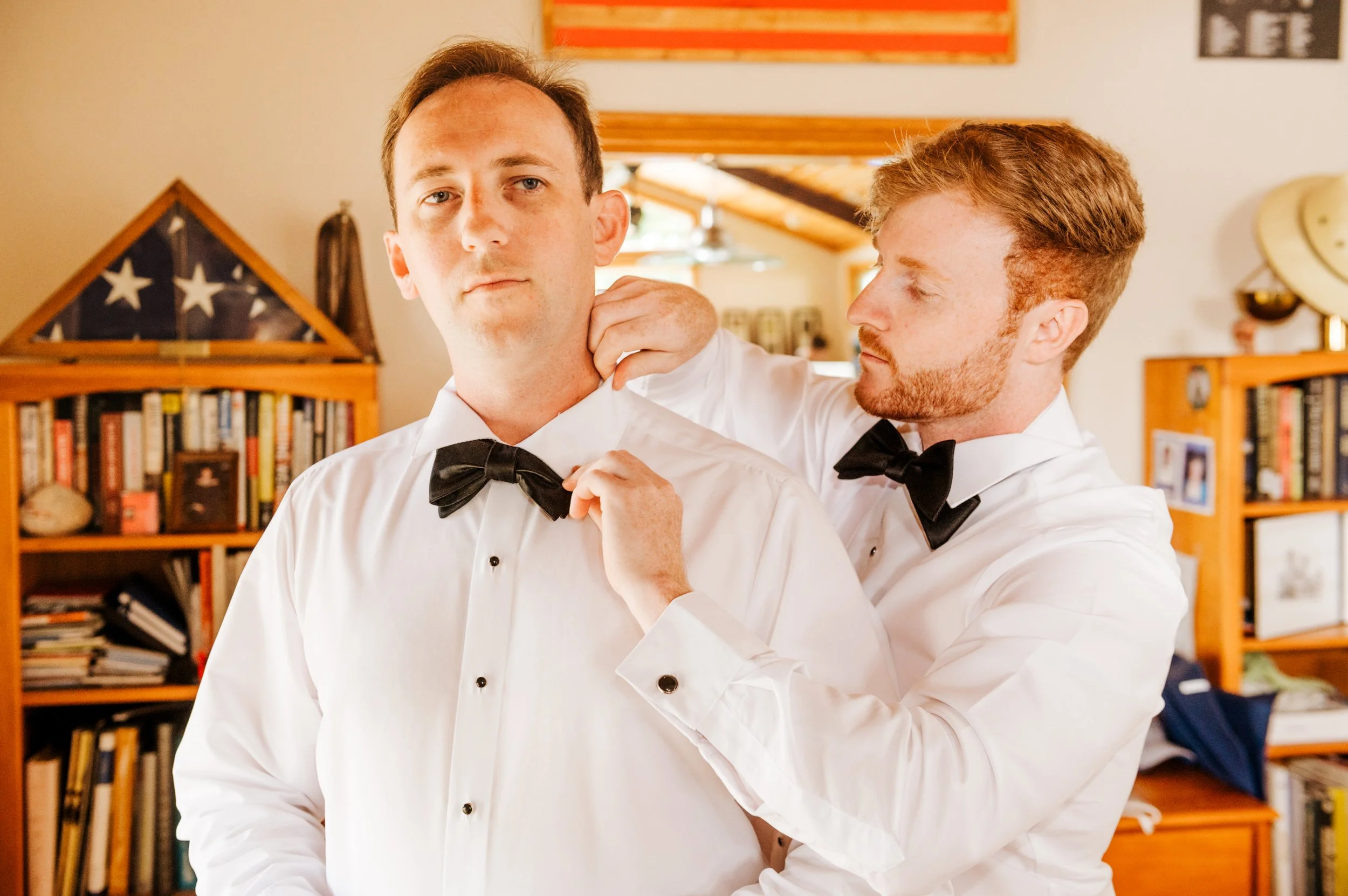 www.santabarbarawedding.com | Allie Dearie | Lucky Penny Events | Old Mission Santa Barbara | Groom Getting Ready