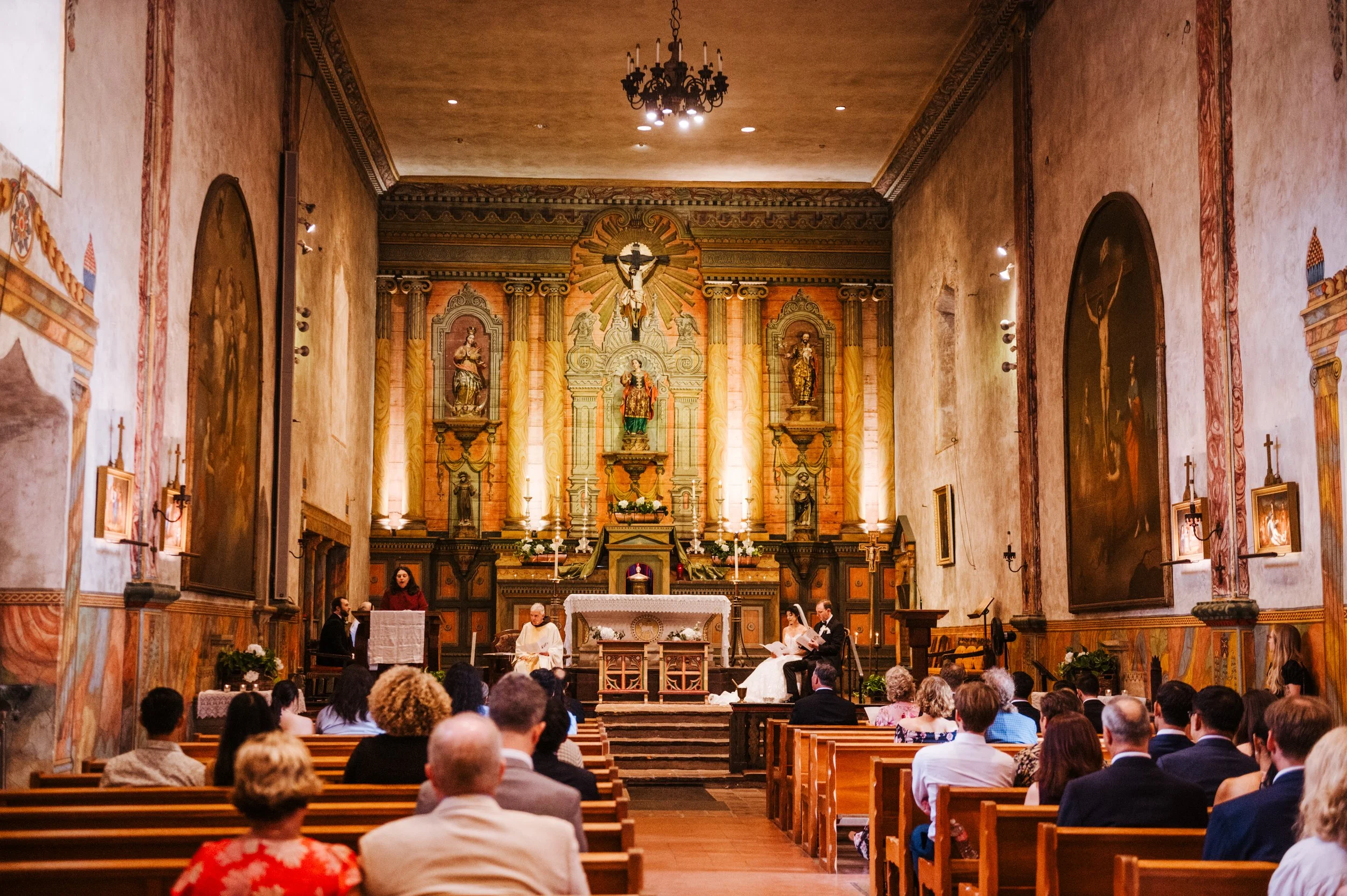 www.santabarbarawedding.com | Allie Dearie | Lucky Penny Events | Old Mission Santa Barbara | Father Dan Lackie | The Ceremony
