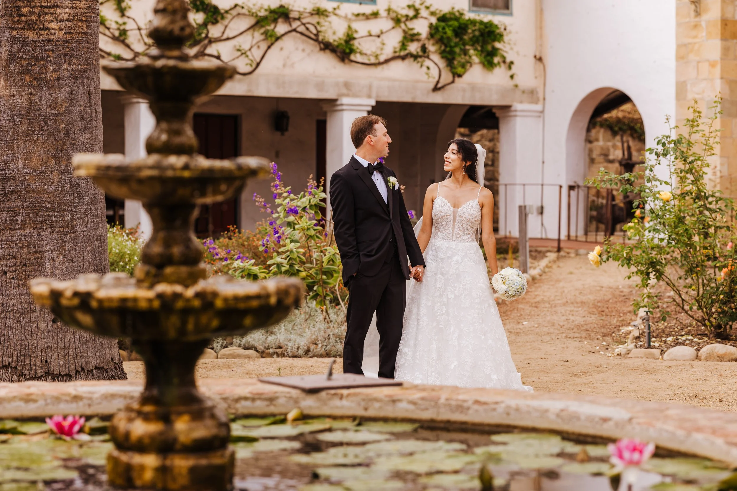 www.santabarbarawedding.com | Allie Dearie | Lucky Penny Events | Old Mission Santa Barbara | Couple Photo Shoot