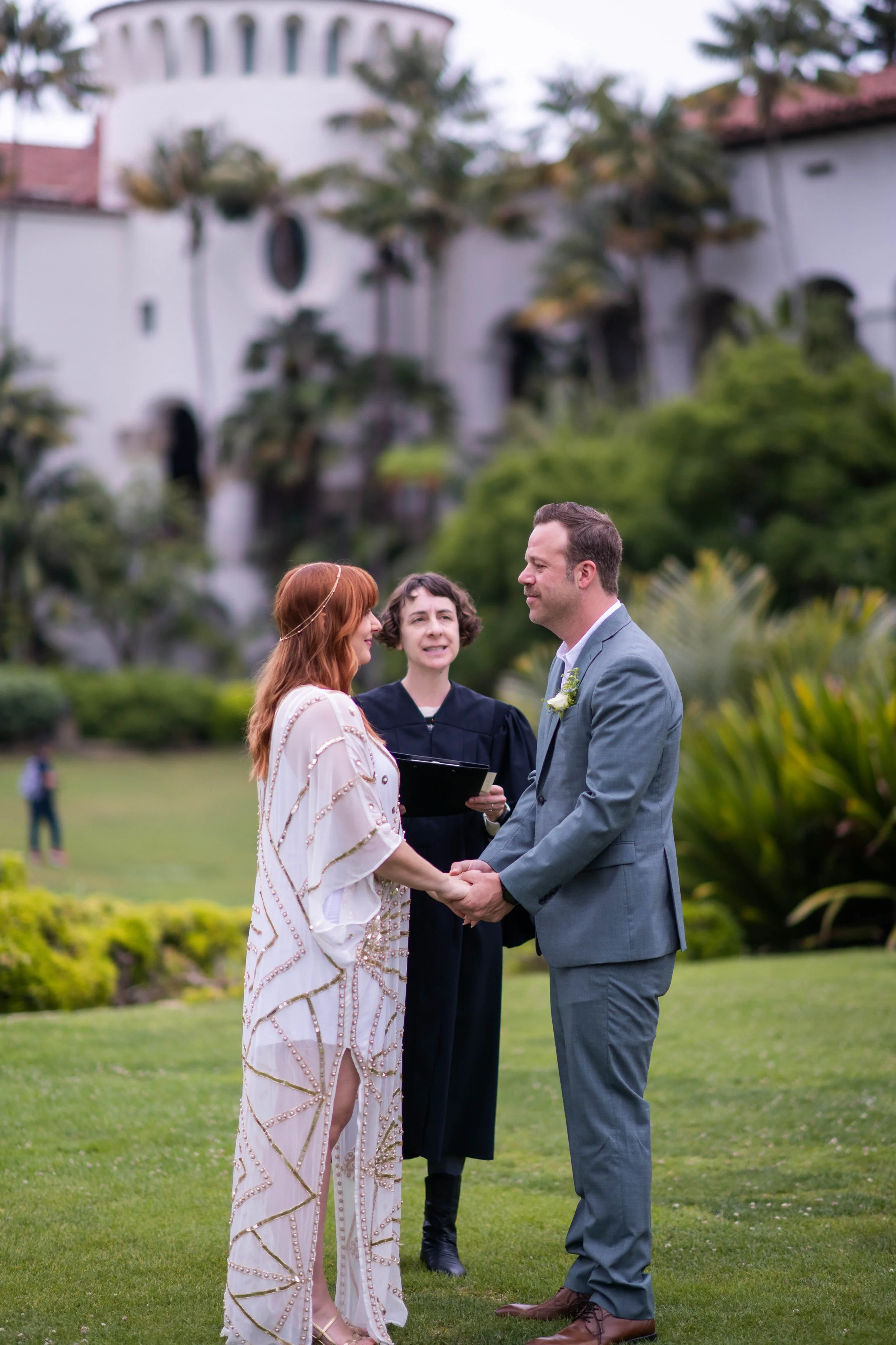 www.santabarbarawedding.com | Santa Barbara Courthouse | Nate and Jenny Weddings | Free People | Courthouse Elopement