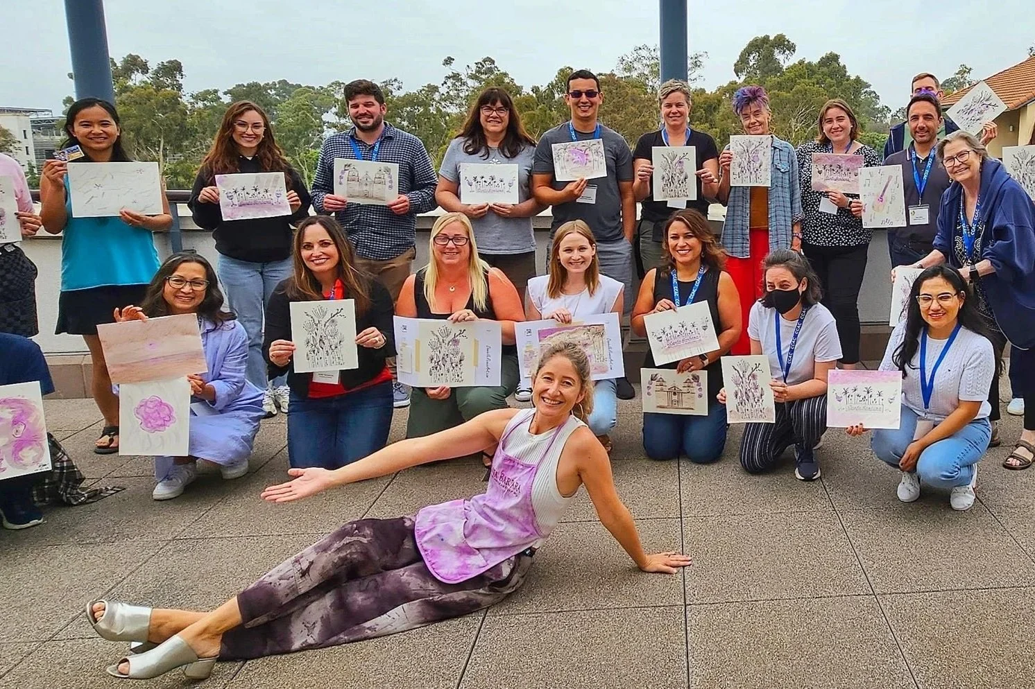 Sip, Paint, Celebrate: A Unique Wedding Weekend Activity in Santa Barbara