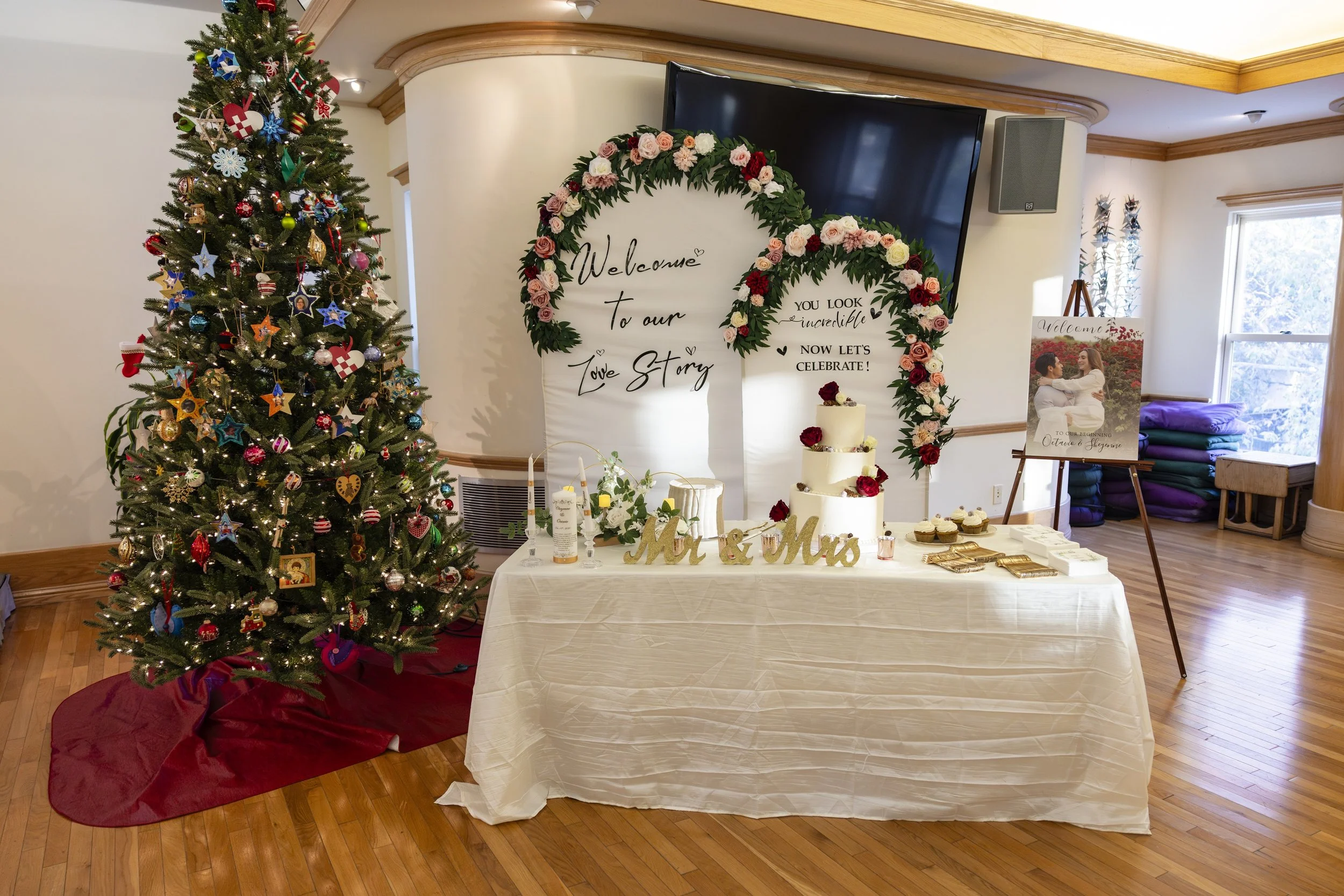 A Wintry Wedding at Live Oak Unitarian Universalist Congregation