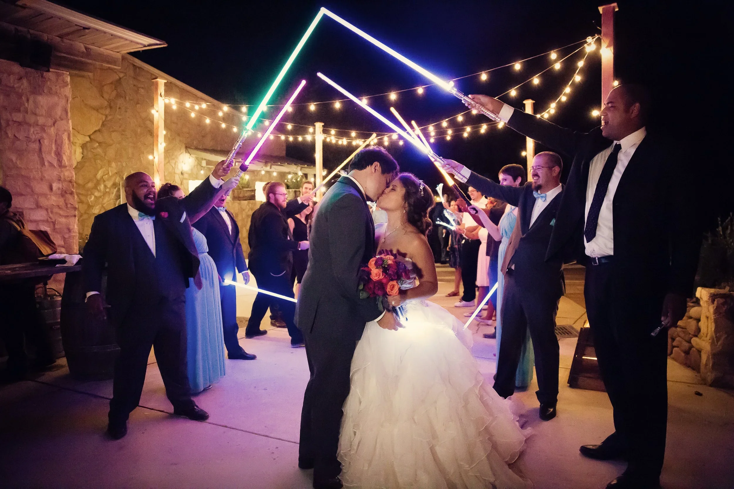 www.santabarbarawedding.com | Josh Goodman Photography | Light Saber Focused Wedding