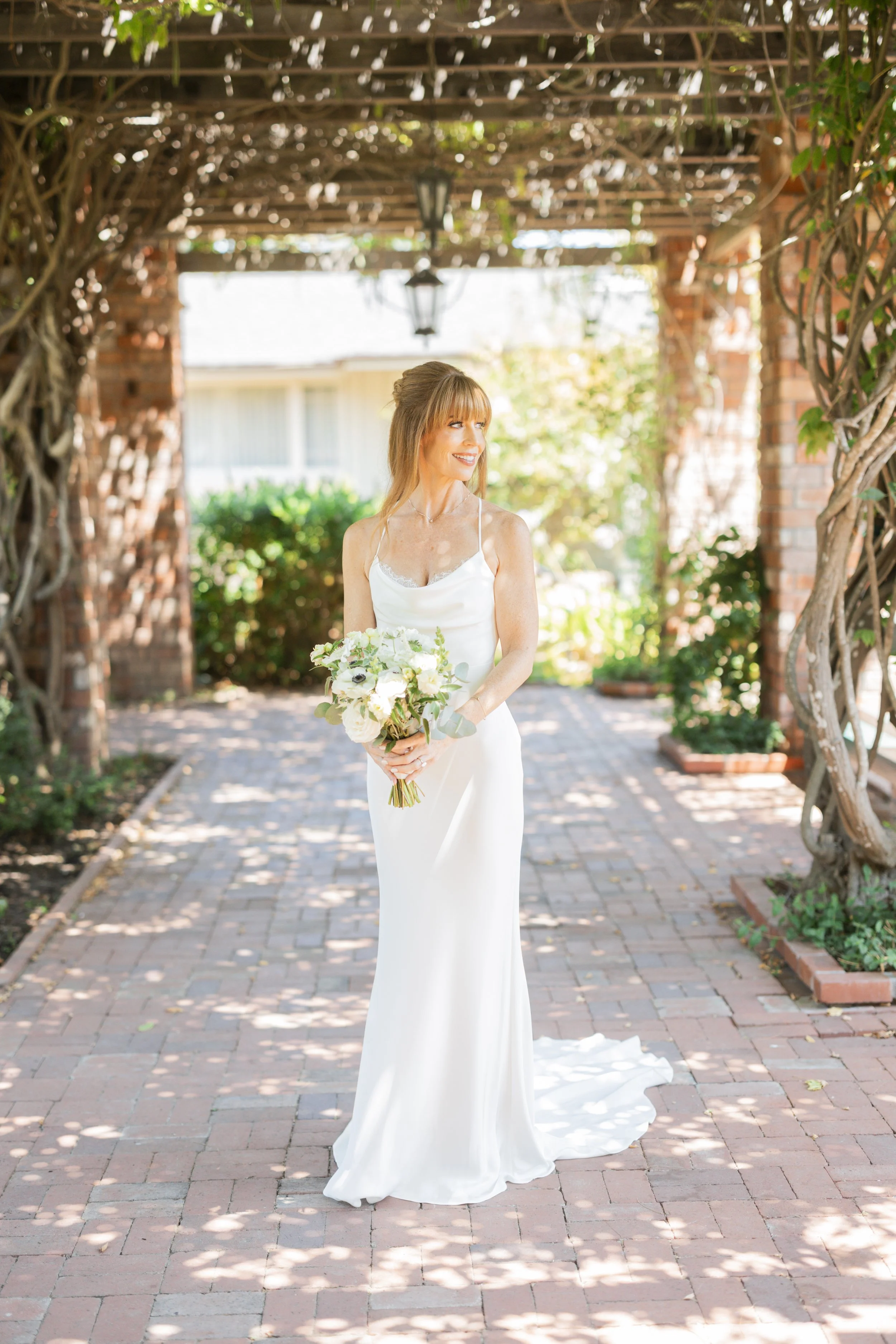www.santabarbarawedding.com | Lauren Maeve | Presidio Chapel | Coastal Rose Events | The Twisted Twig | Marla &amp; Co. | Bride Before Ceremony