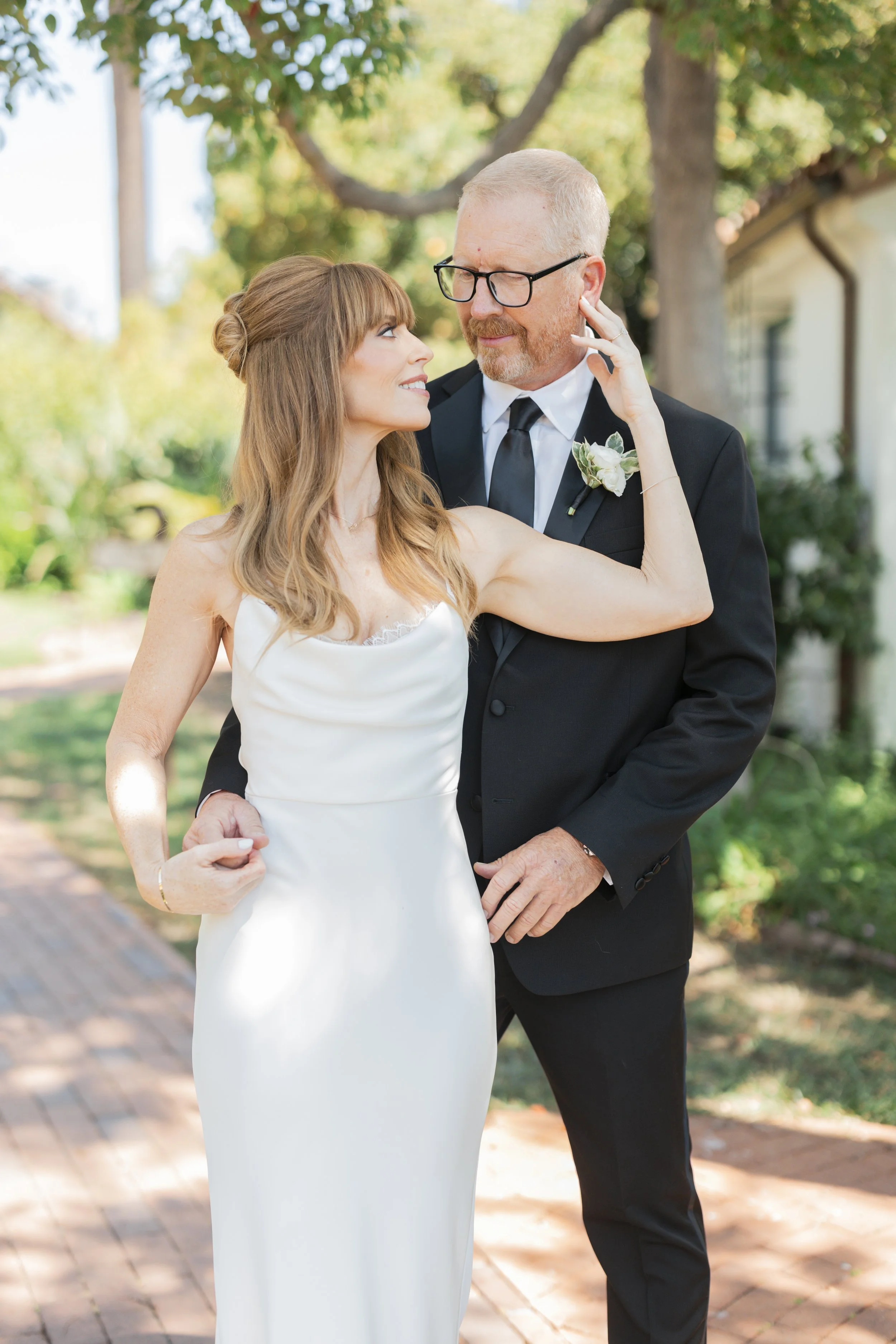 www.santabarbarawedding.com | Lauren Maeve | Presidio Chapel | Coastal Rose Events | The Twisted Twig | Marla &amp; Co. | Couple Photo Shoot Before Ceremony