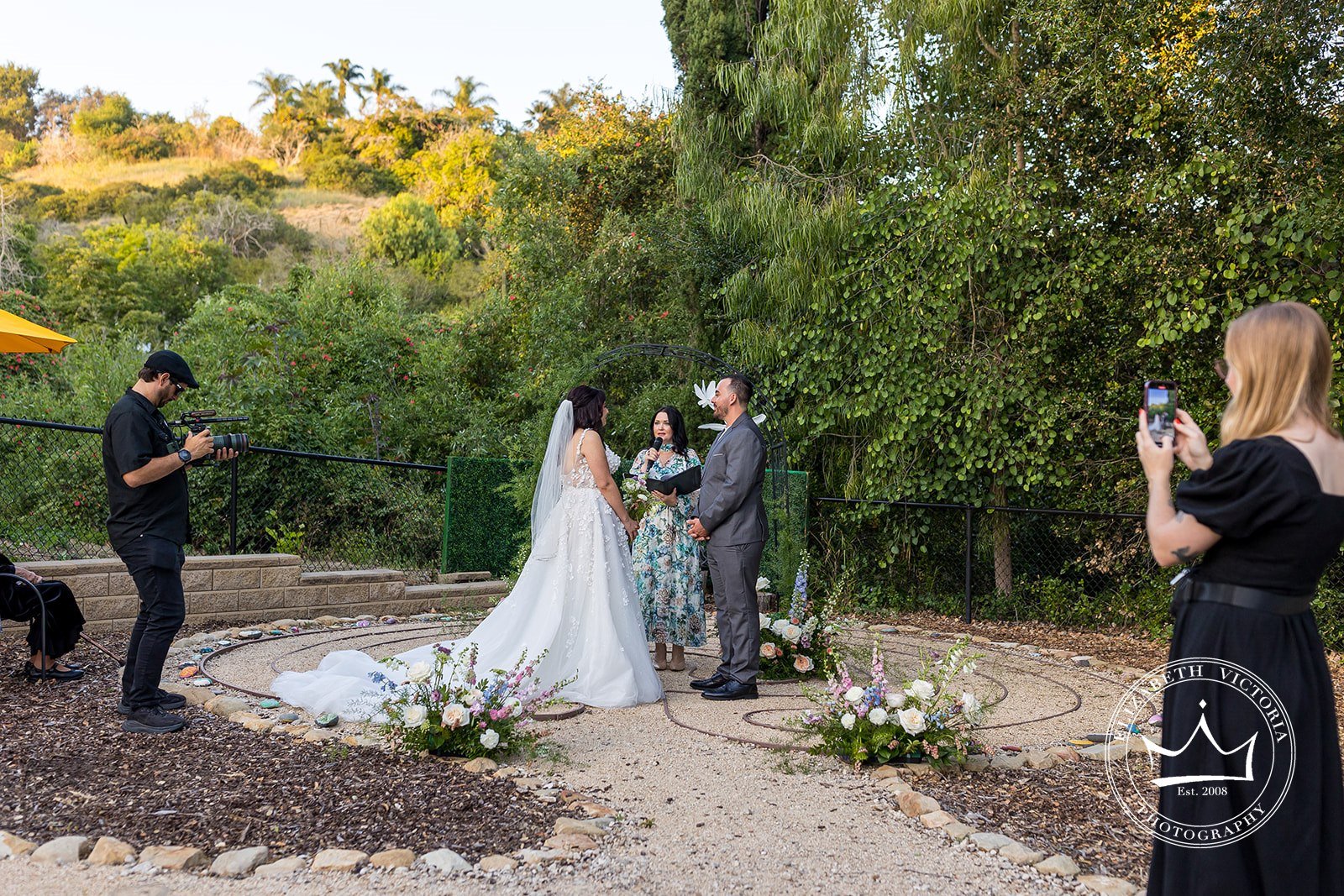 www.santabarbarawedding.com | Live Oak Unitarian | Elizabeth Victoria |&nbsp;I Love You Maddly Weddings | A Pretty Little Posie | The Dresser Bridal Couture | Julia Garcia | Ceremony