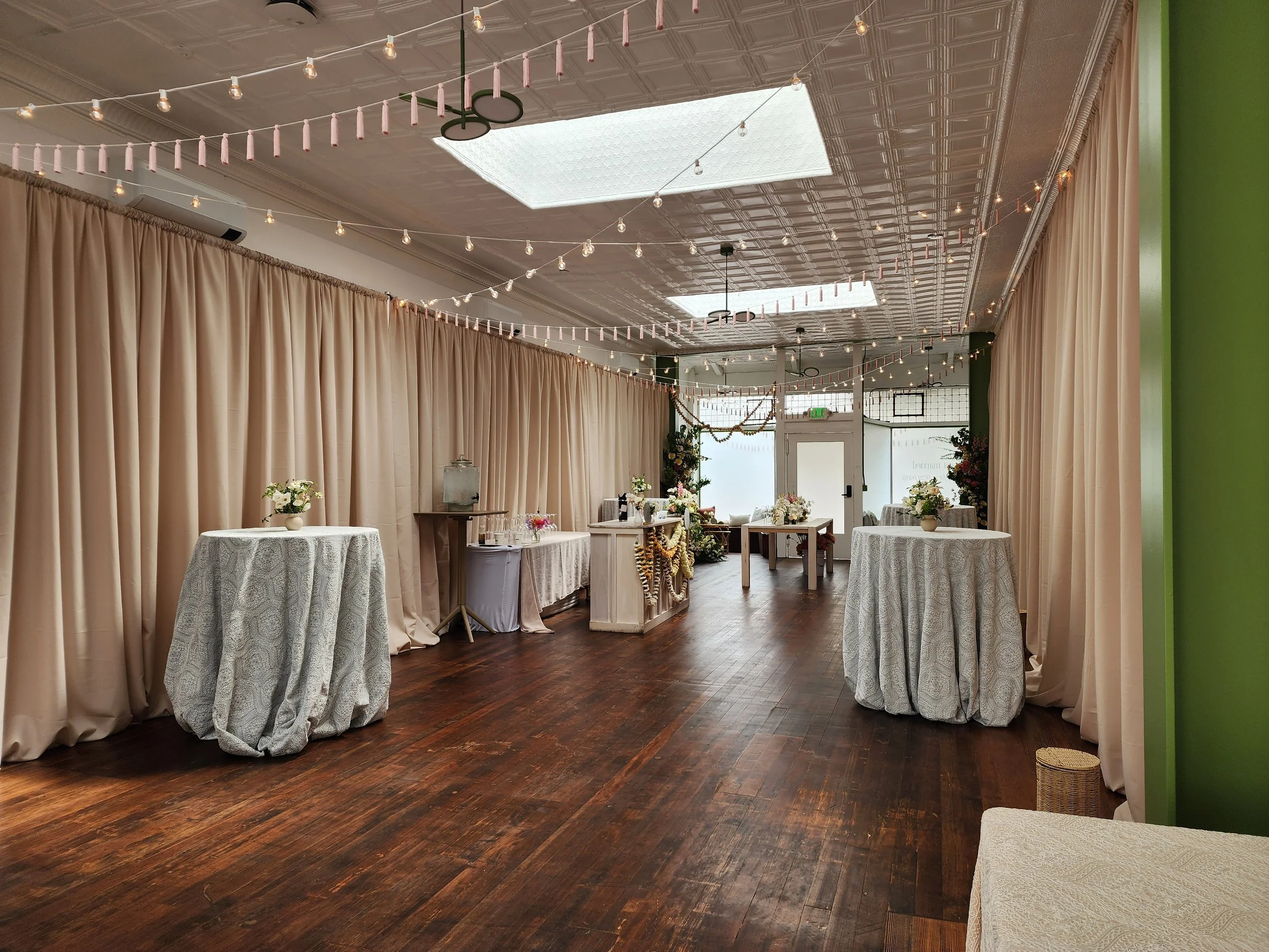 www.santabarbarawedding.com | Surraya Event Planning | Haley Garces | Drift Hotel | Best Day Ever | Party Pleasers | Nuage Designs | Ink Paper Crafts | Reception Area