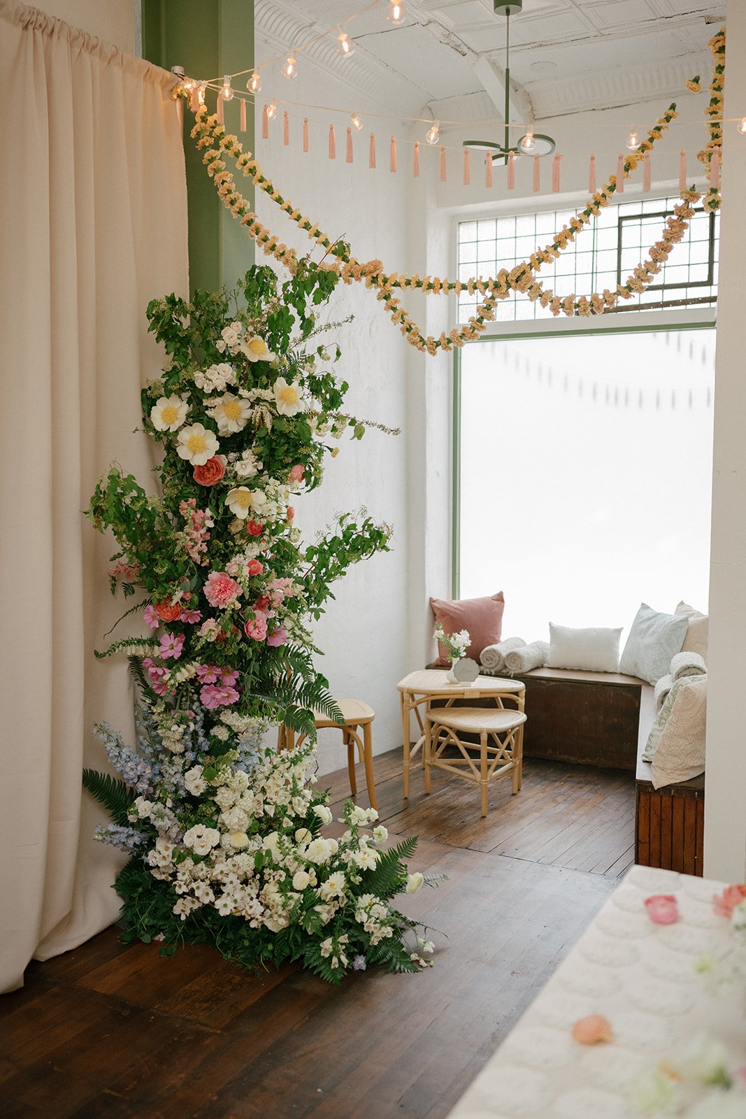www.santabarbarawedding.com | Surraya Event Planning | Haley Garces | Drift Hotel | Best Day Ever | Party Pleasers | Nuage Designs | Ink Paper Crafts | Reception Area