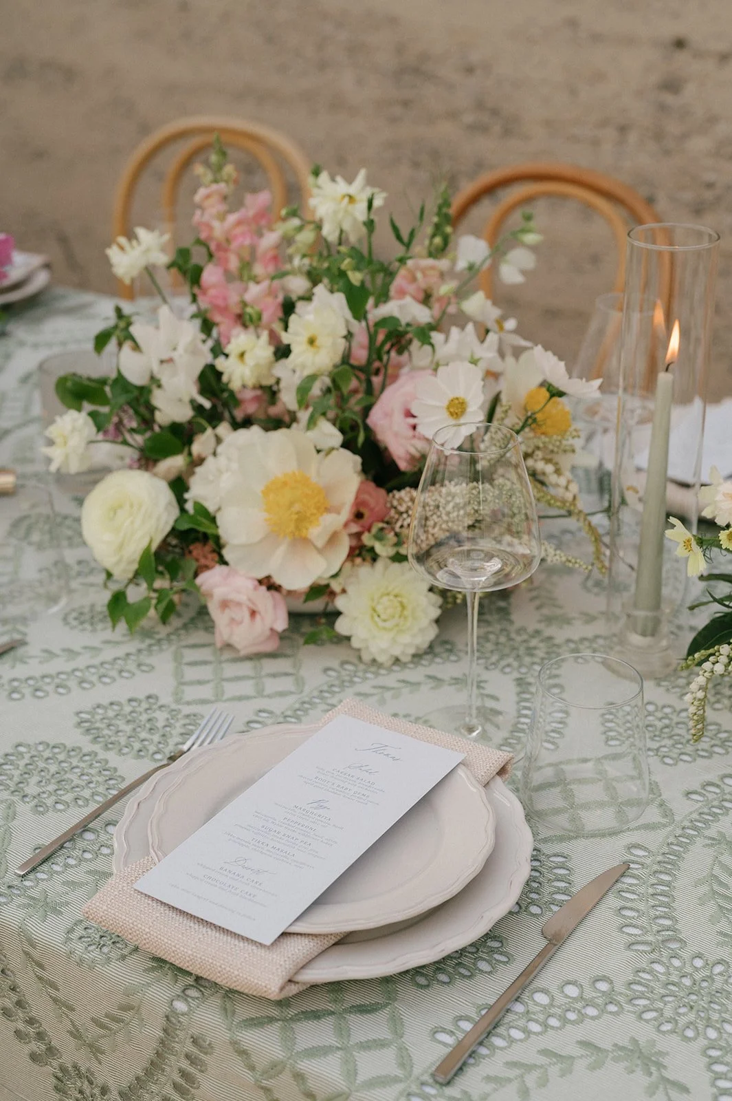 www.santabarbarawedding.com | Surraya Event Planning | Haley Garces | Drift Hotel | Best Day Ever | Party Pleasers | Nuage Designs | Reception Table Set Up