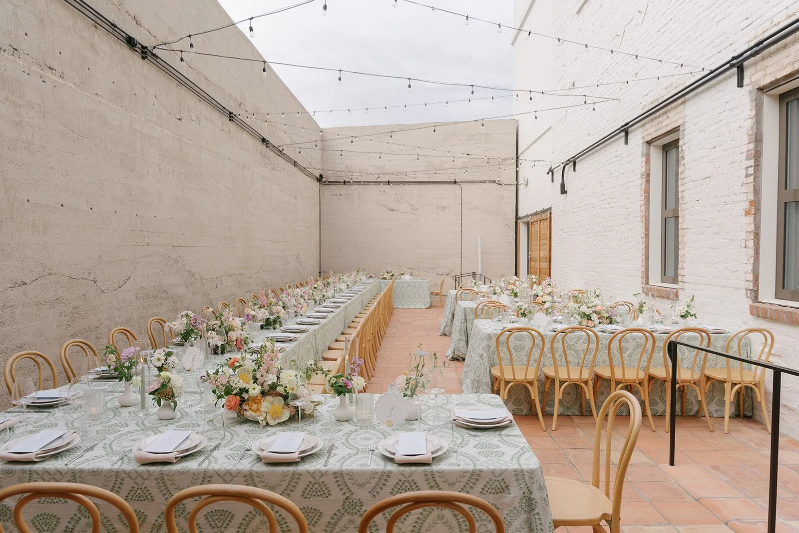 www.santabarbarawedding.com | Surraya Event Planning | Haley Garces | Drift Hotel | Best Day Ever | Party Pleasers | Nuage Designs | Reception Table Set Up