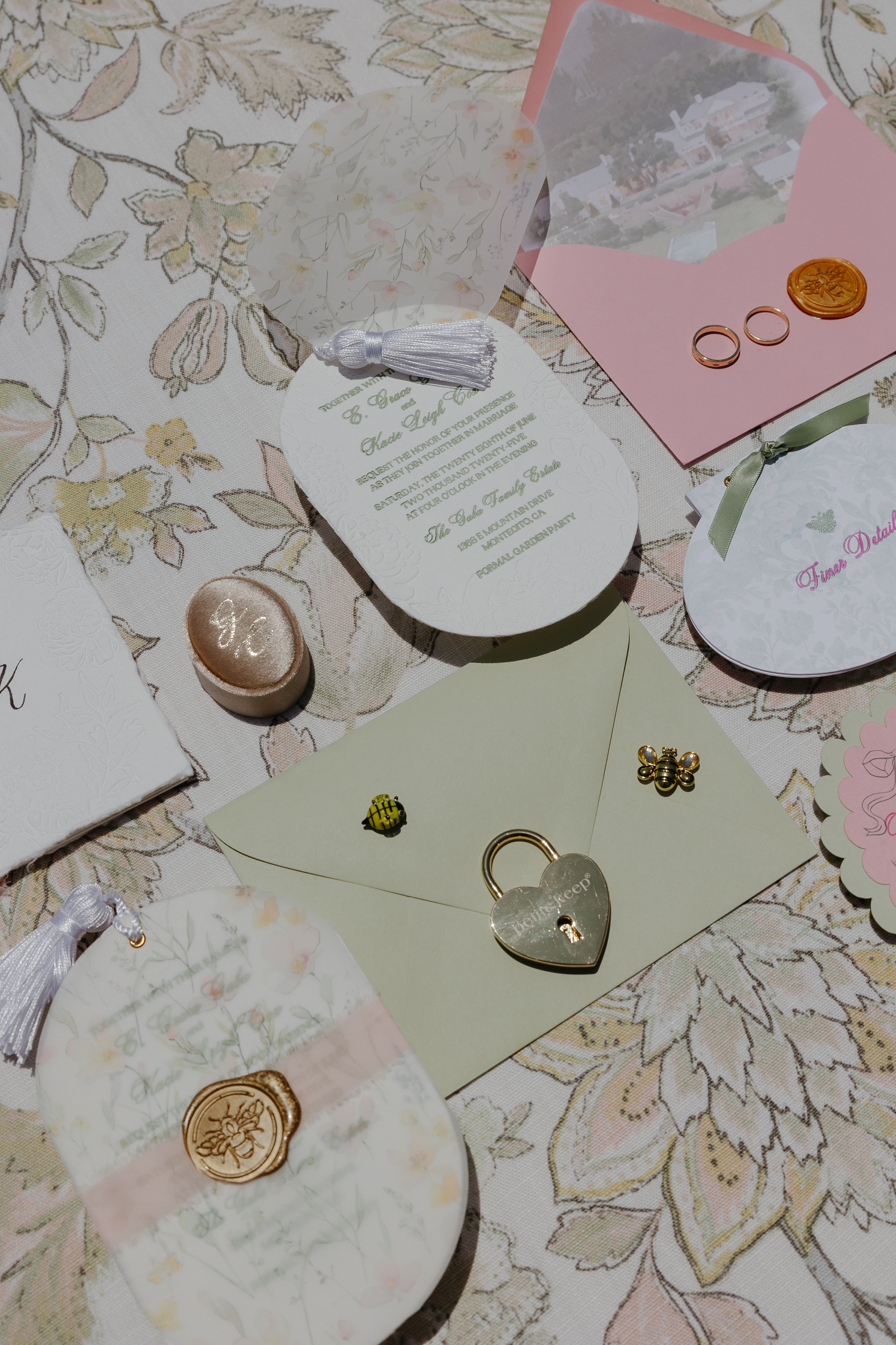 www.santabarbarawedding.com | Weddings by Angie | Karina Santos | Best Day Ever Floral Design | SPARK Creative | Wedding Invitation Suite