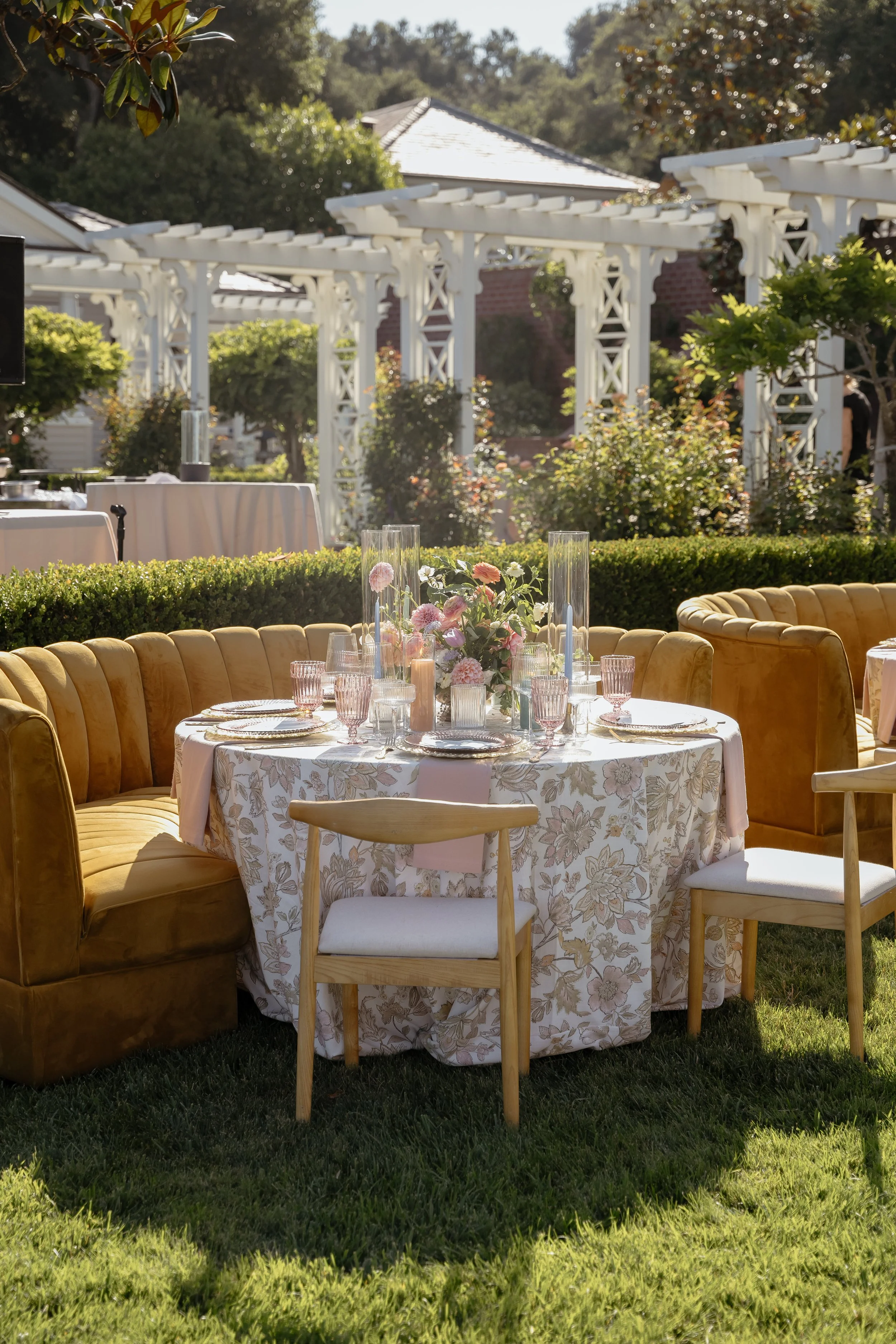 www.santabarbarawedding.com | Weddings by Angie | Karina Santos | Best Day Ever Floral Design | SPARK Creative | Found Rentals | Amigo Event Rentals | Table Set Up