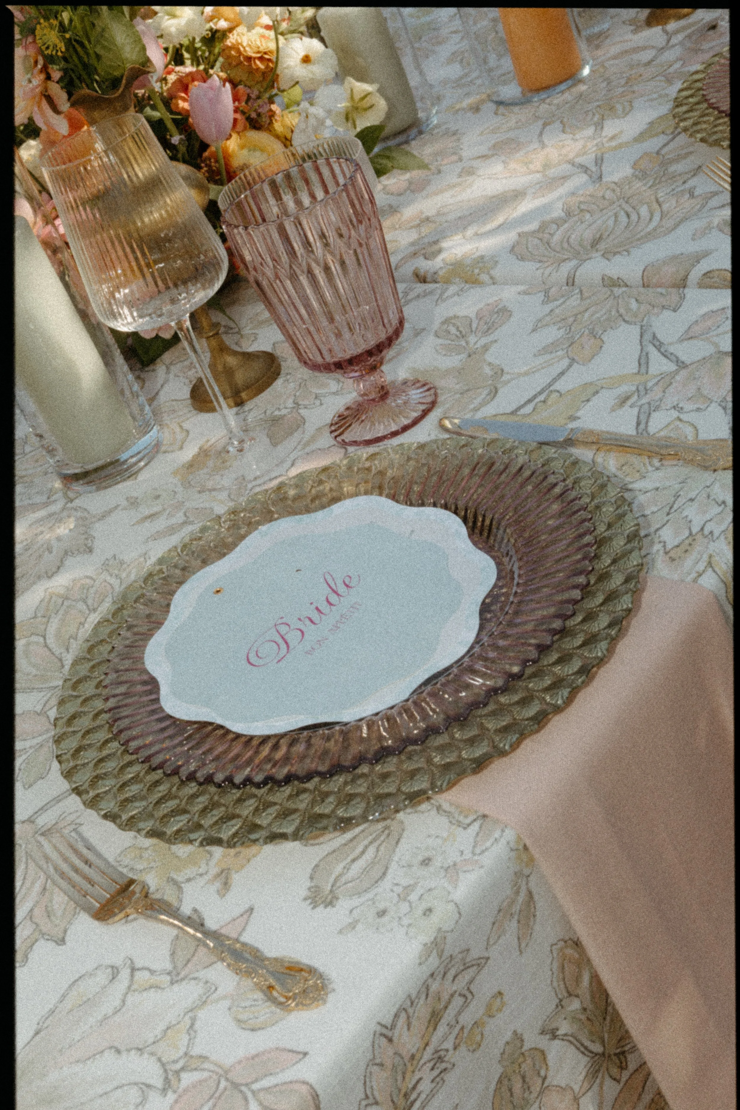 www.santabarbarawedding.com | Weddings by Angie | Karina Santos | Best Day Ever Floral Design | SPARK Creative | Found Rentals | Amigo Event Rentals | Table Set Up