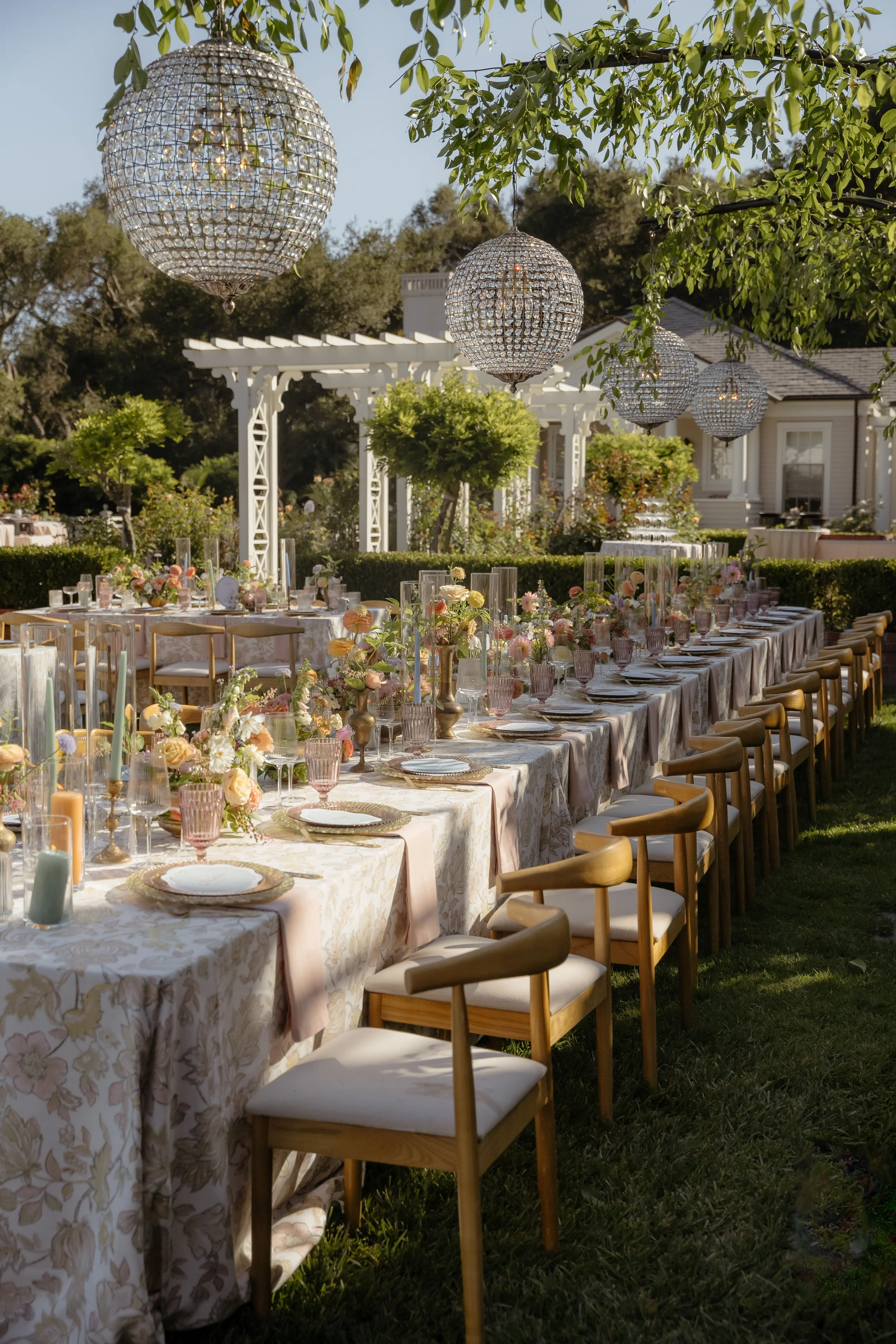 www.santabarbarawedding.com | Weddings by Angie | Karina Santos | Best Day Ever Floral Design | SPARK Creative | Found Rentals | Amigo Event Rentals | Table Set Up