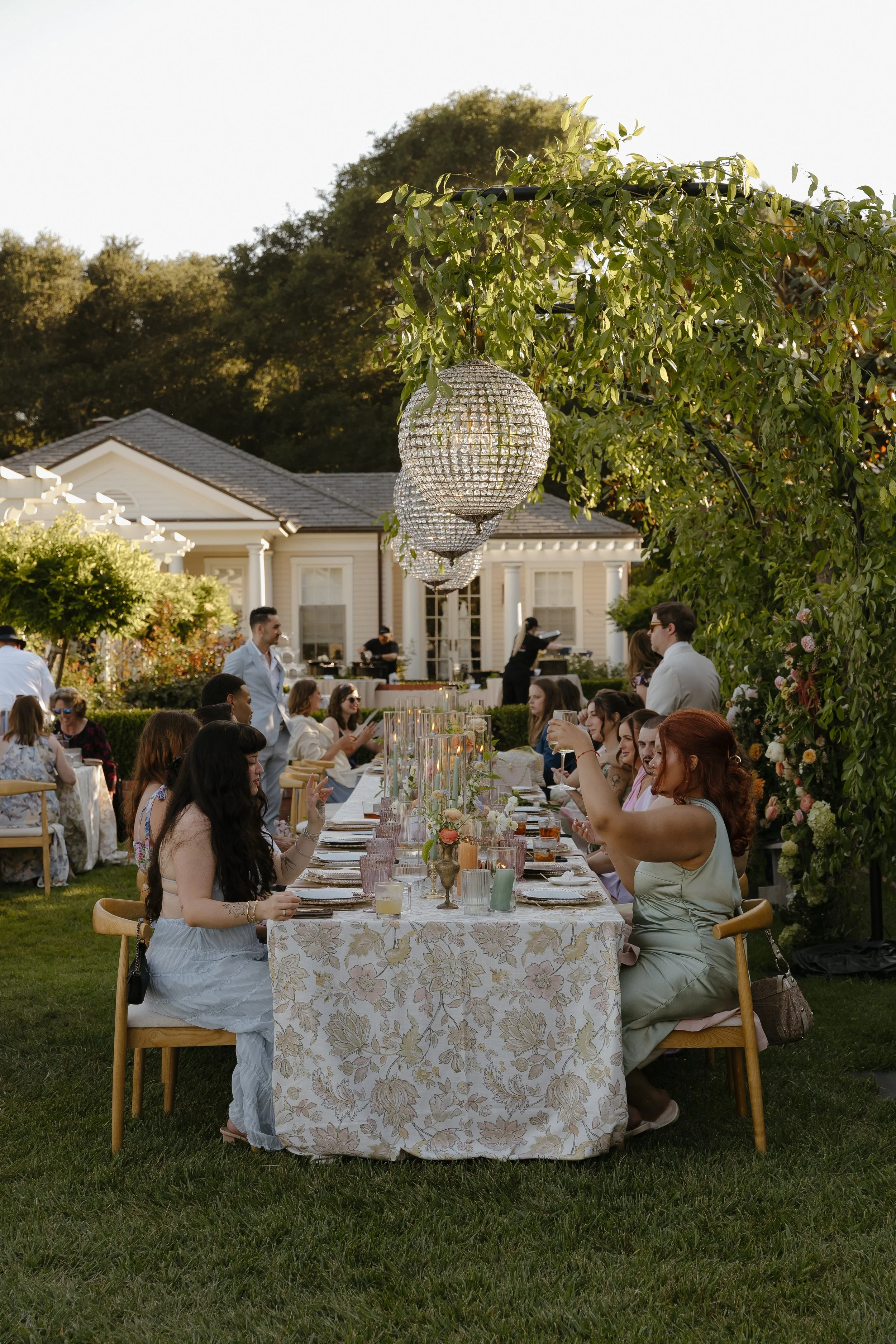 www.santabarbarawedding.com | Weddings by Angie | Karina Santos | Best Day Ever Floral Design | SPARK Creative | Found Rentals | Amigo Event Rentals | BBJ La Tavola | Reception Set Up