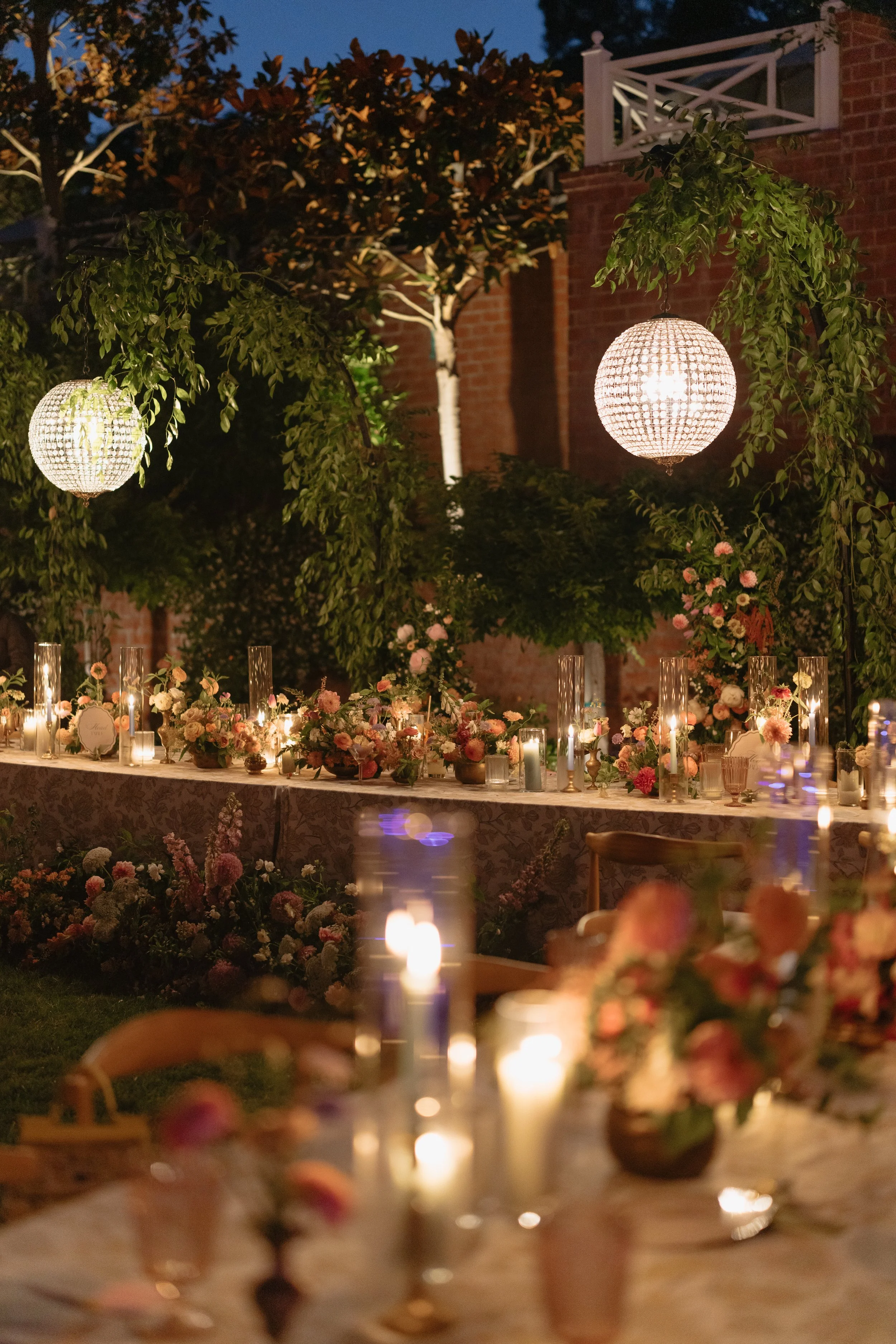 www.santabarbarawedding.com | Weddings by Angie | Karina Santos | Best Day Ever Floral Design | SPARK Creative | Found Rentals | Amigo Event Rentals | Venue at Night