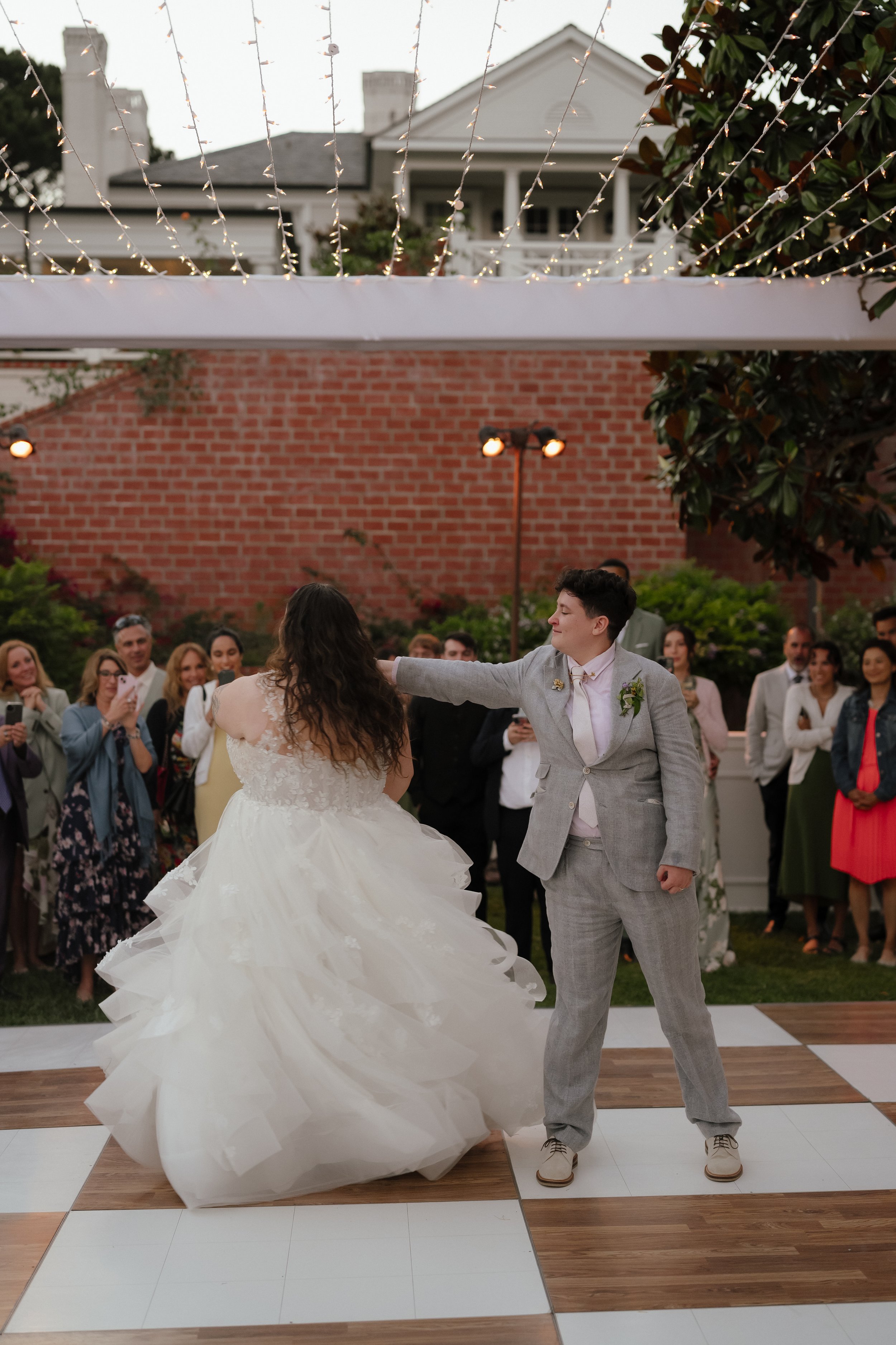 www.santabarbarawedding.com | Weddings by Angie | Karina Santos | Best Day Ever Floral Design | SPARK Creative | Found Rentals | Amigo Event Rentals | Marla &amp; Co. | Couple First Dance