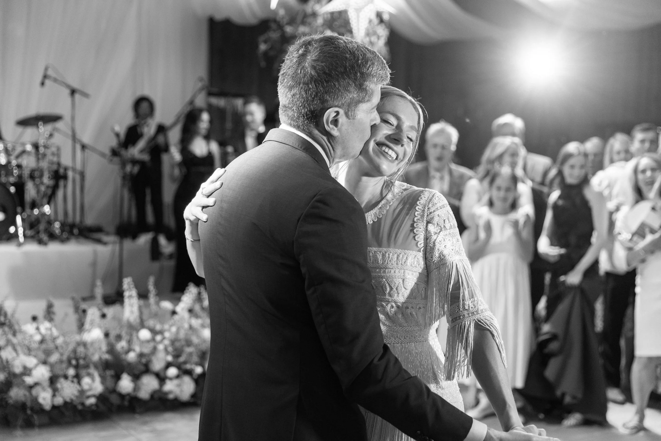 www.santabarbarawedding.com | Camp Carmina | John Cain Photography | Bride Dancing with Father