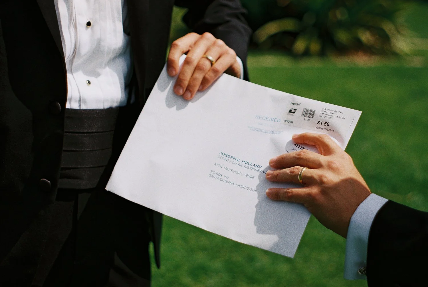 www.santabarbarawedding.com | Holly Castillo | Santa Barbara Courthouse | LGBTQ+ Wedding at the Courthouse