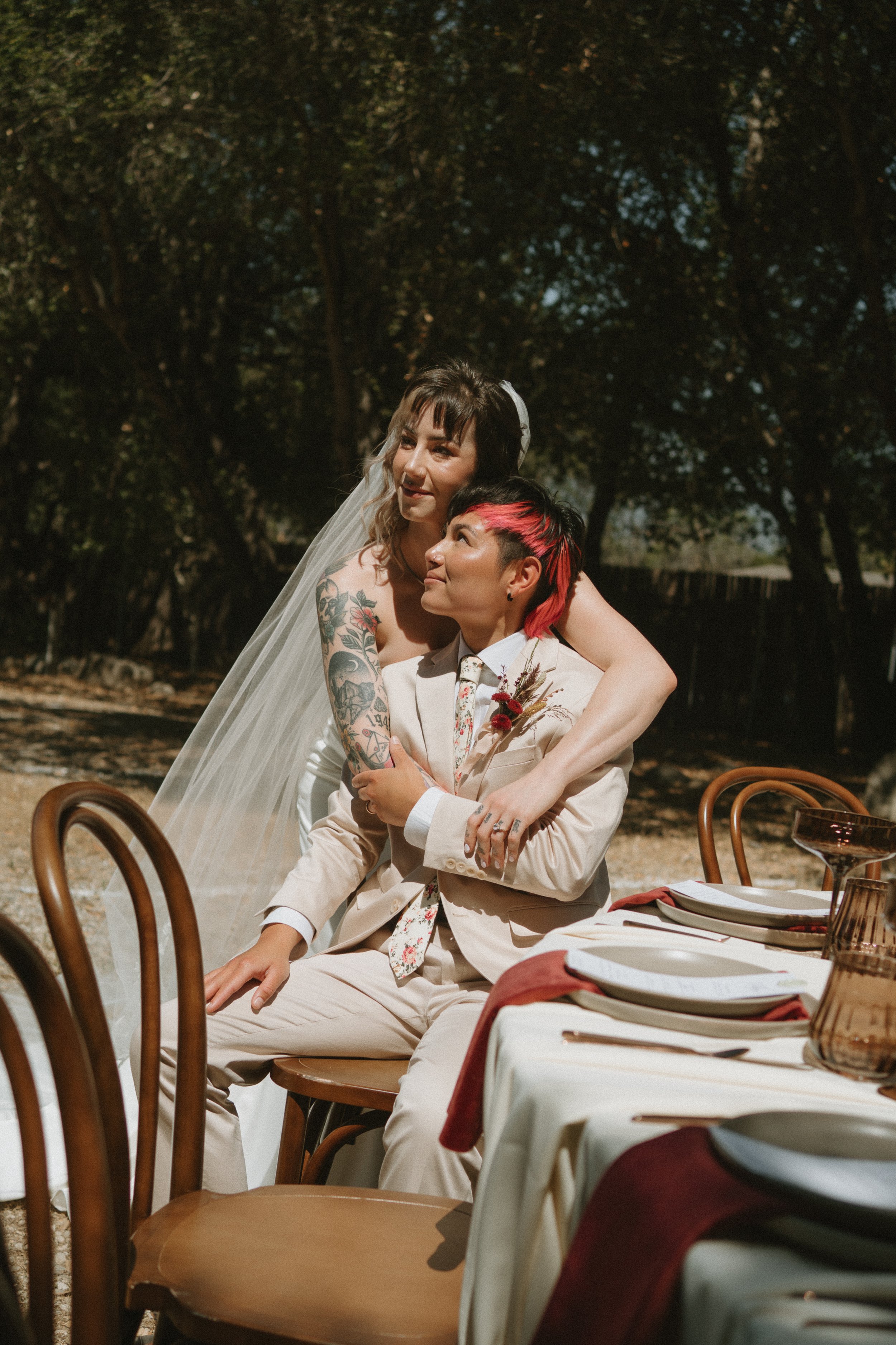 www.santabarbarawedding.com | Ojai Retreat | Hannah Anthony | Amigo Event Rentals | Gather &amp; Bloom Celebrations | Perfectly Mi Amoor | Vow &amp; Veil | Strut Bridal | LGBTQ Wedding Editorial