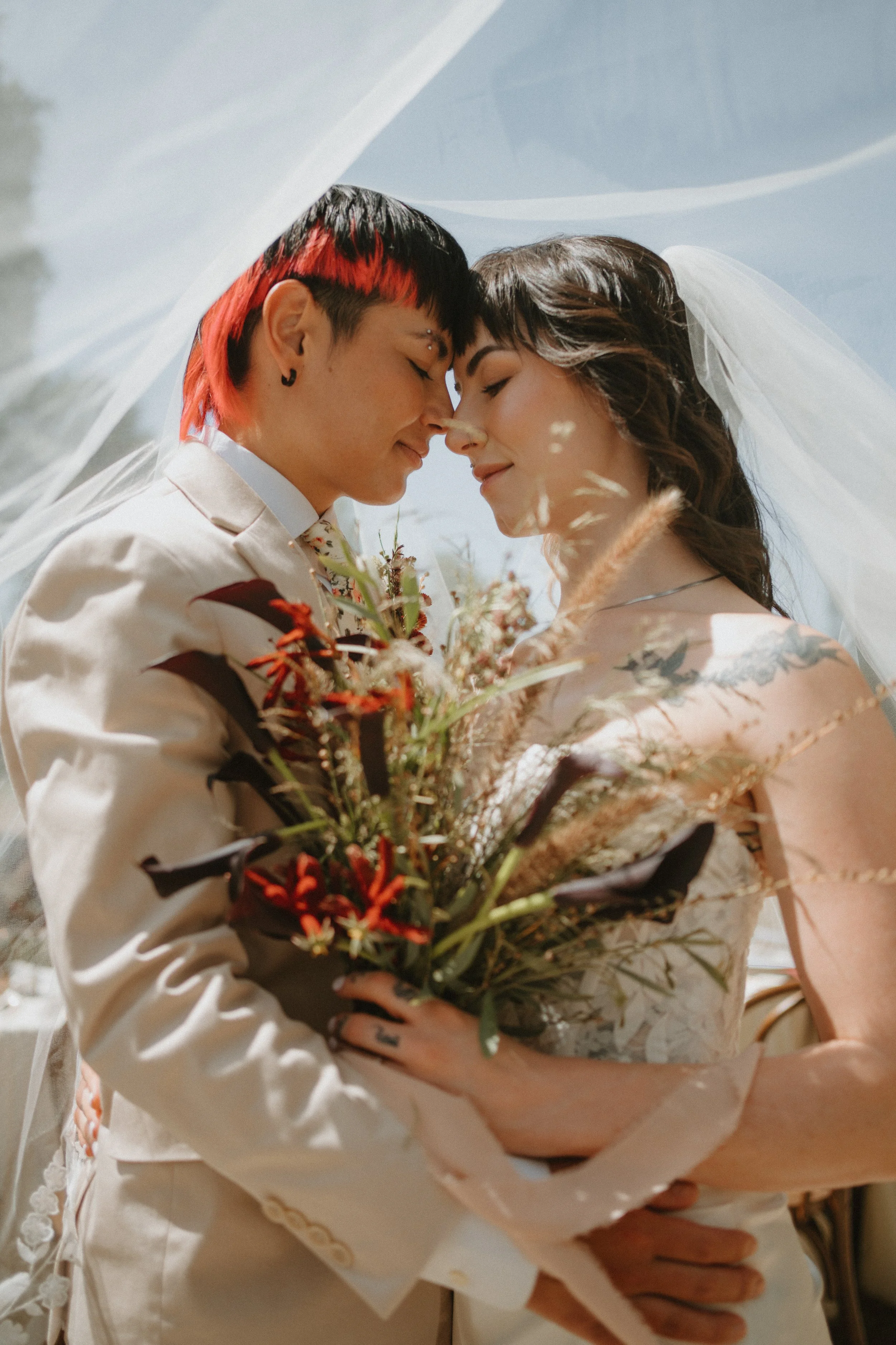 www.santabarbarawedding.com | Ojai Retreat | Hannah Anthony | Amigo Event Rentals | Gather &amp; Bloom Celebrations | Perfectly Mi Amoor | Vow &amp; Veil | Strut Bridal | LGBTQ Wedding Editorial