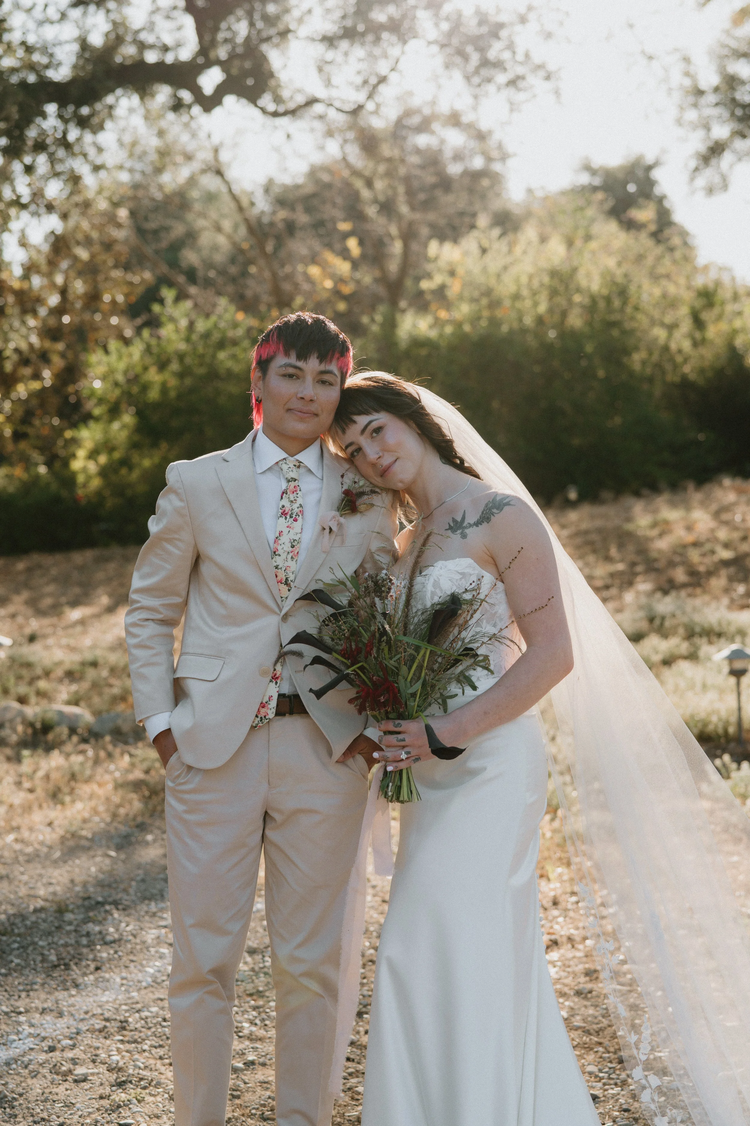 www.santabarbarawedding.com | Ojai Retreat | Hannah Anthony | Amigo Event Rentals | Gather &amp; Bloom Celebrations | Perfectly Mi Amoor | Vow &amp; Veil | Strut Bridal | LGBTQ Wedding Editorial