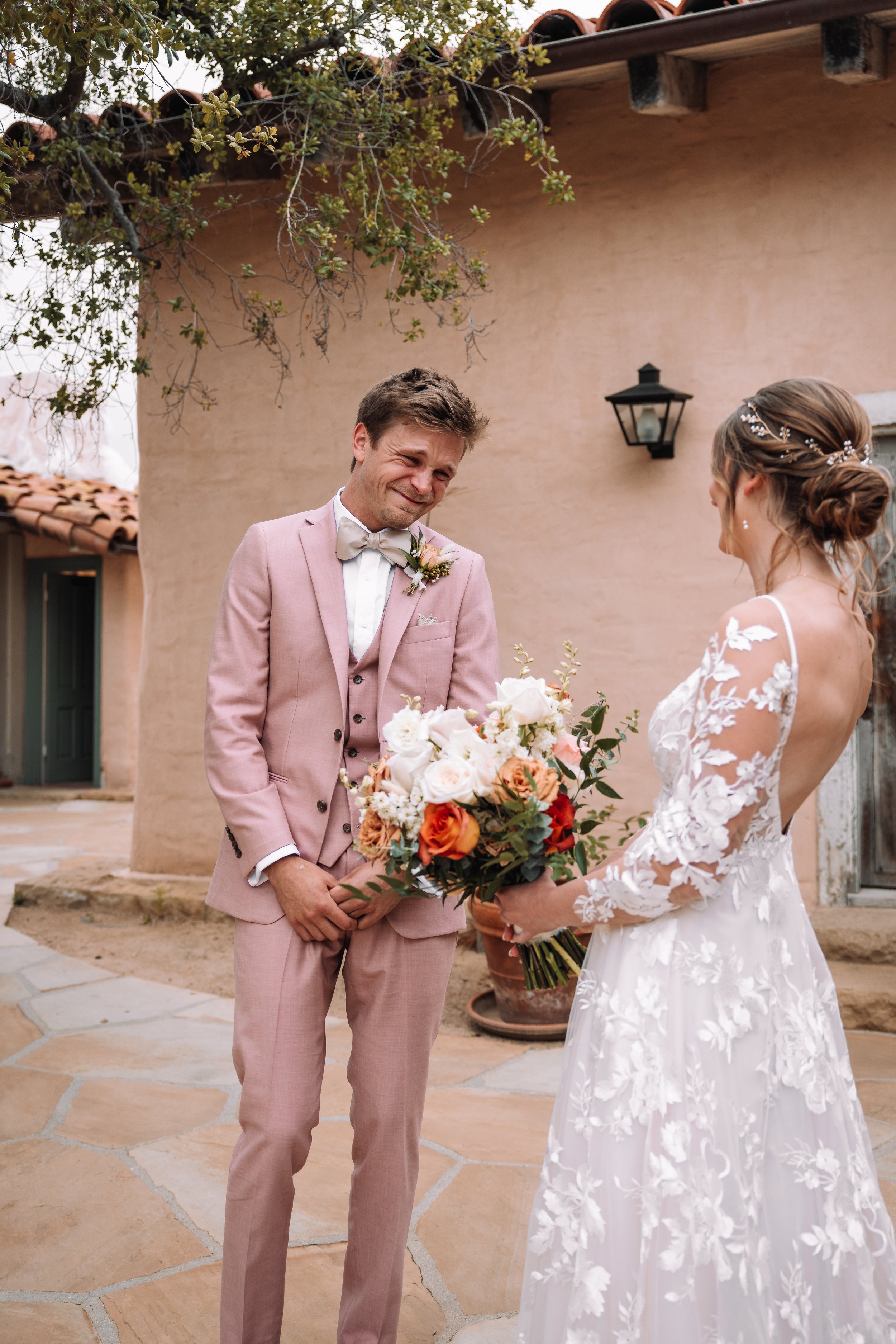 www.santabarbarawedding.com | Bear Beau | SB Historical Museum | Tangled Lotus | KB Events | La Rouge Artistry | Couple First Look