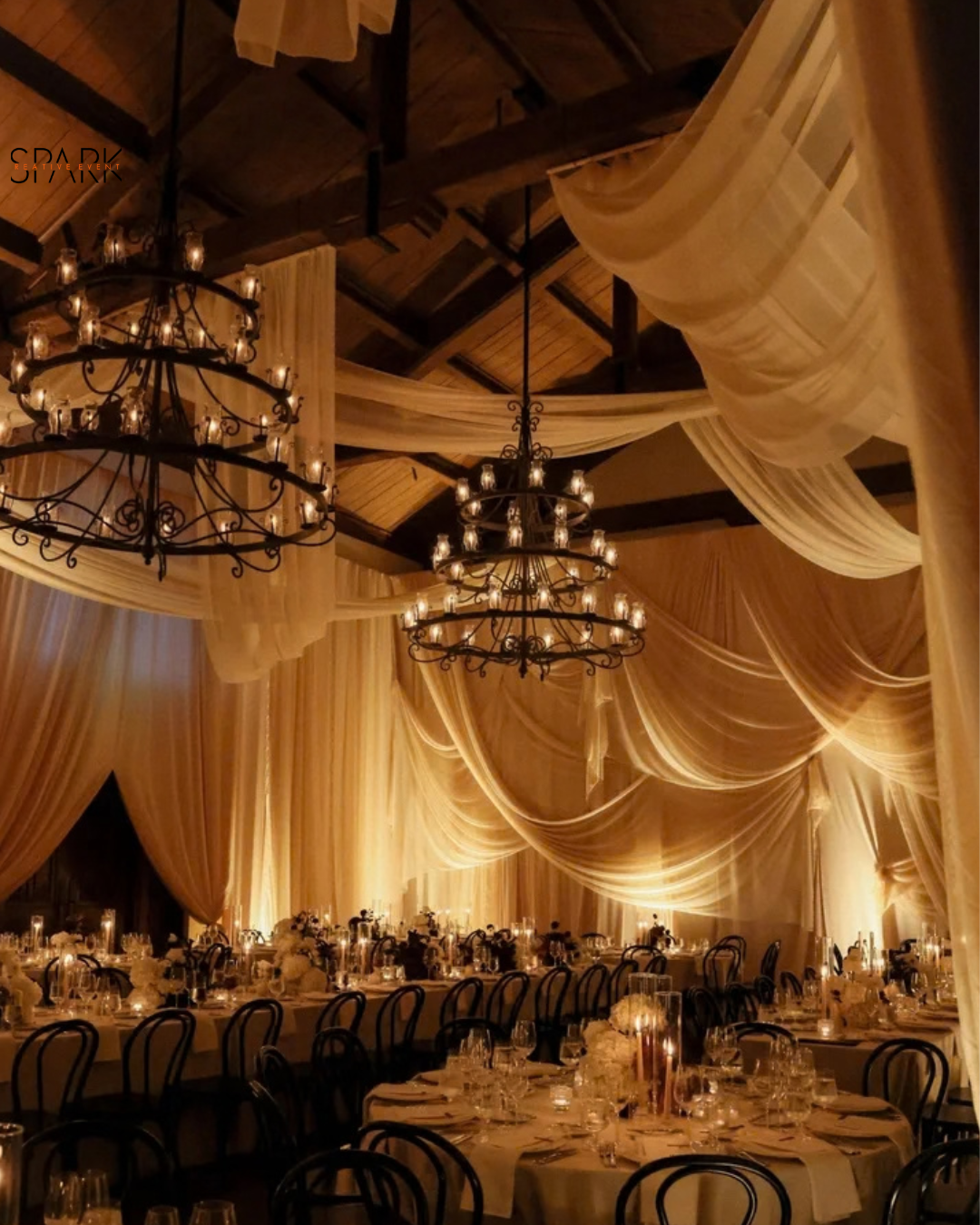 www.santabarbarawedding.com | SPARK Creative Events | Stefanie Marie Photo | Montecito Club | Joyan Design | Extravagant Wedding Reception