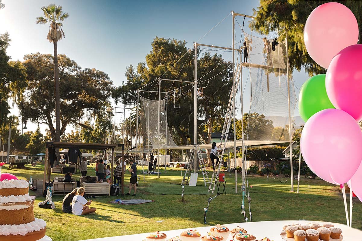 www.santabarbarawedding.com | Santa Barbara Trapeze Co. | Santa Barbara Wedding Weekend Activity