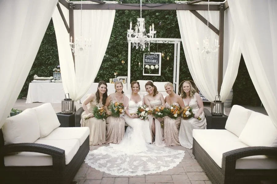 Soft Orange and Gold Fall Wedding at the Rincon Beach Club