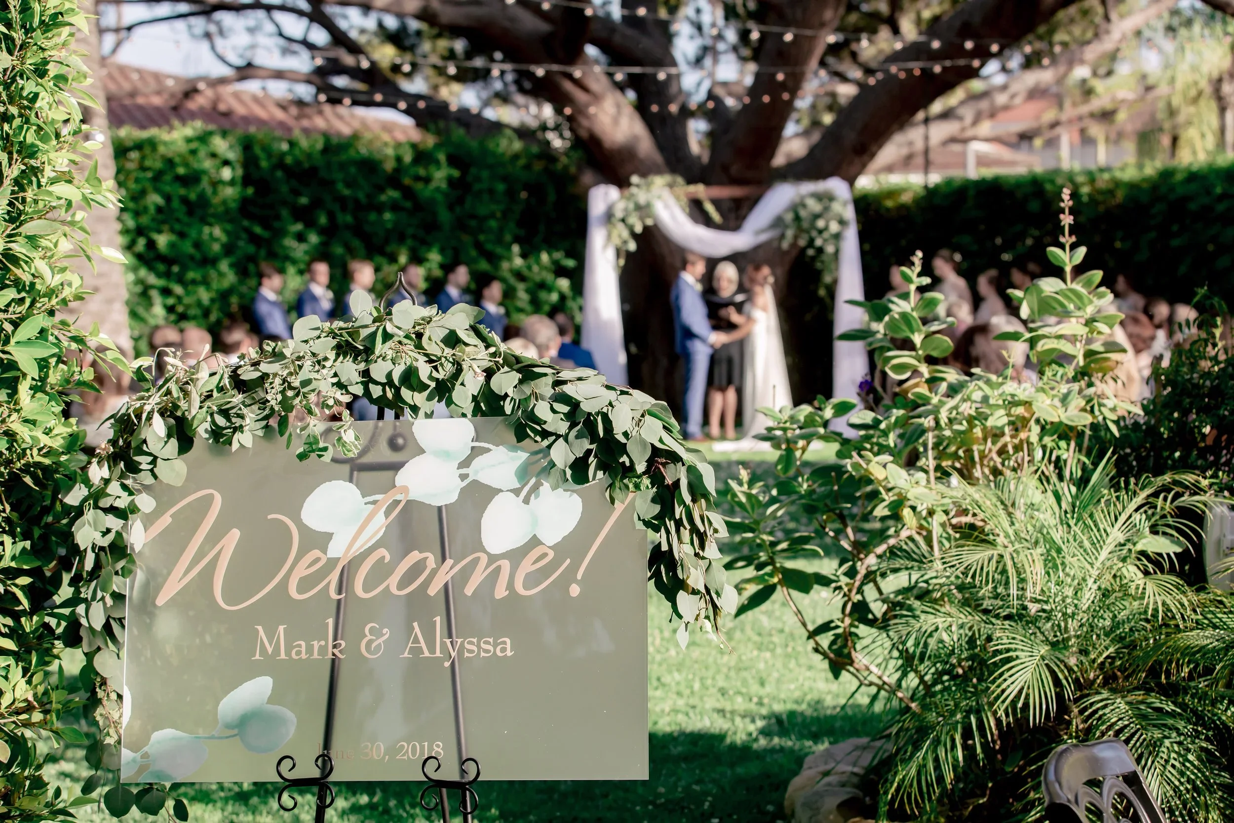 Lovely Garden Wedding at the Exquisite Riviera Mansion