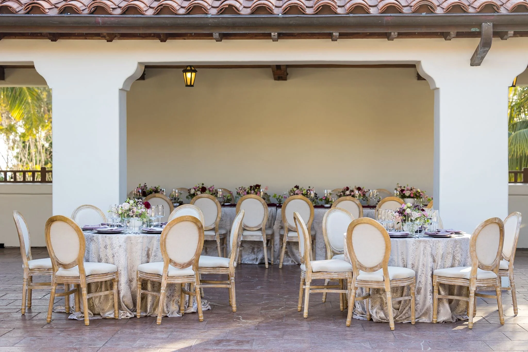 www.santabarbarawedding.com | Elizabeth Victoria | Ritz-Carlton Bacara | AK Brides | Alpha Floral | Amigo Event Rentals | BBJ La Tavola | Reception Set Up