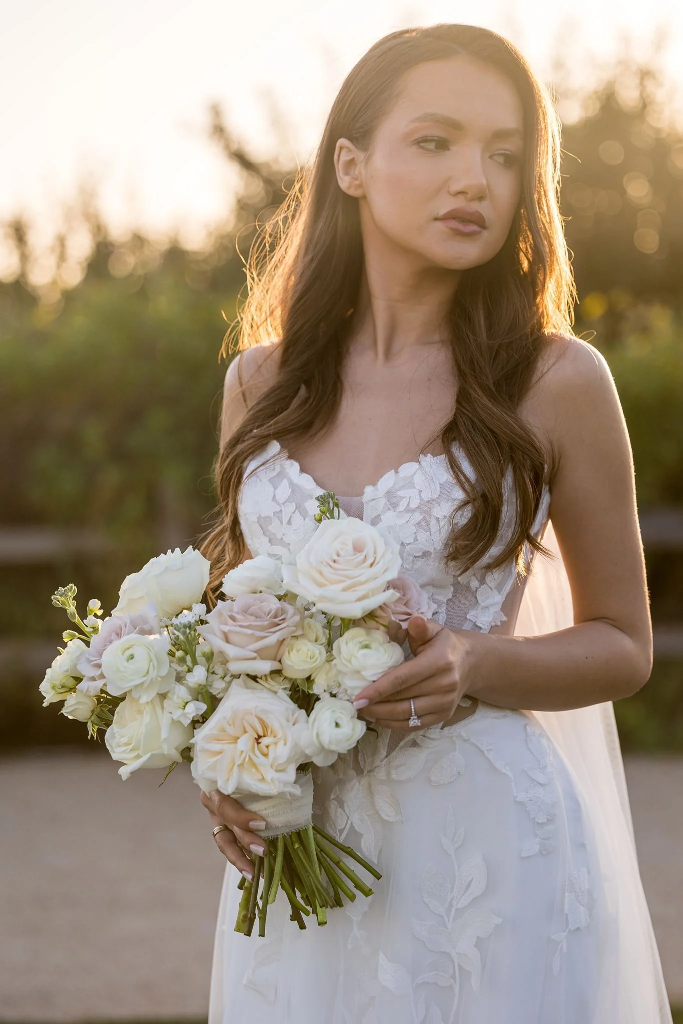 www.santabarbarawedding.com | Elizabeth Victoria | Ritz-Carlton Bacara | AK Brides | Alpha Floral | Pacheco Beauty | The Dress Bride | Bride with Bouquet 