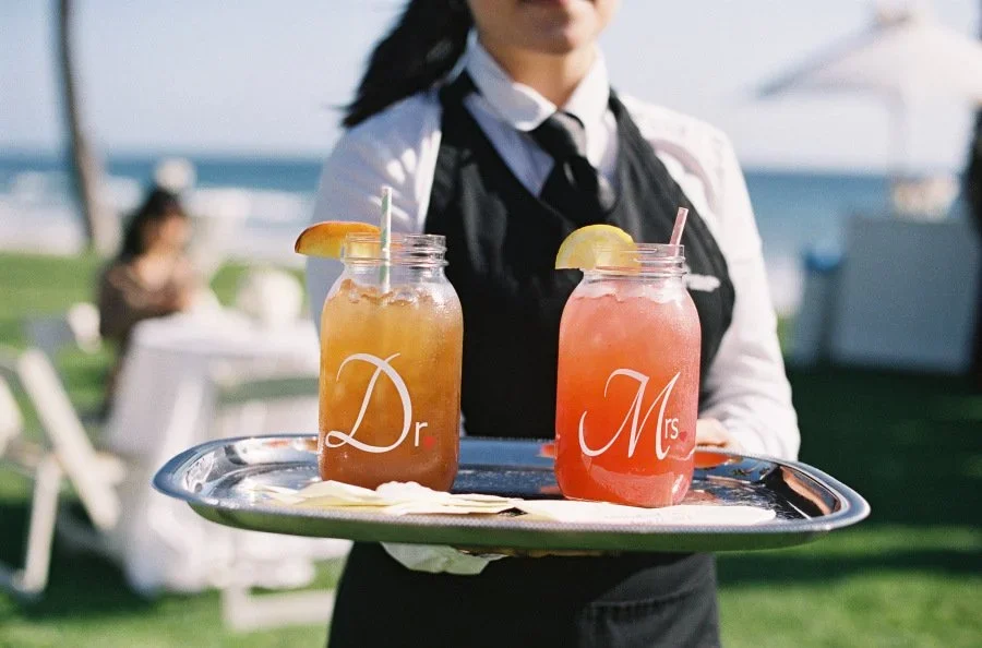Dreamy Pastel Pink and Blue Beach Wedding 