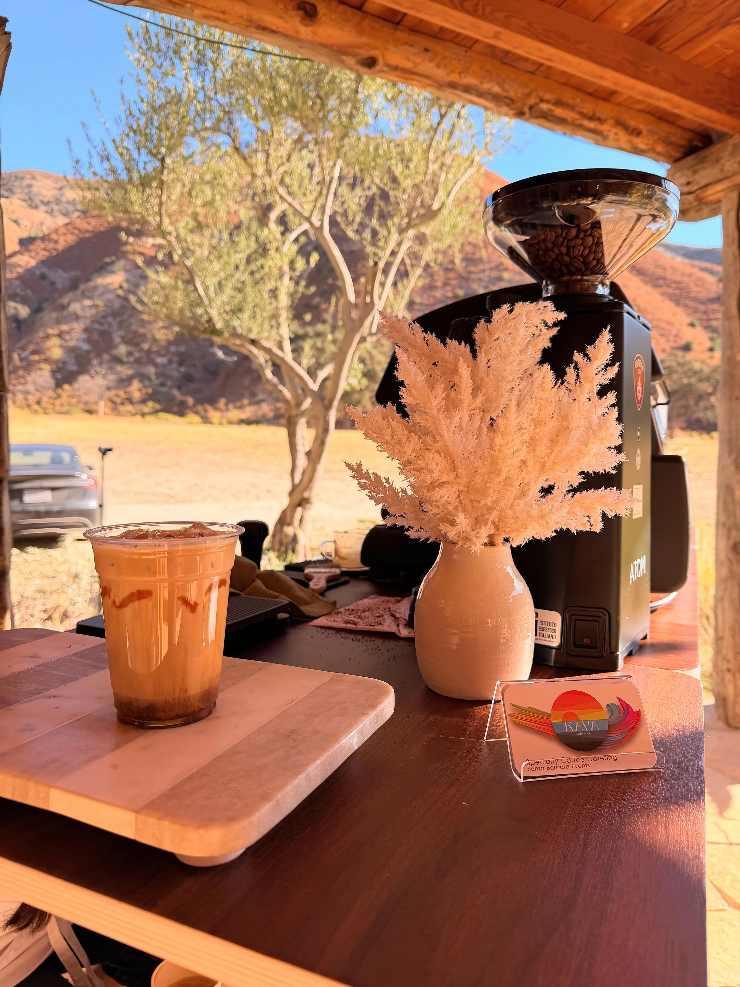 www.santabarbarawedding.com | KAVA Coffee