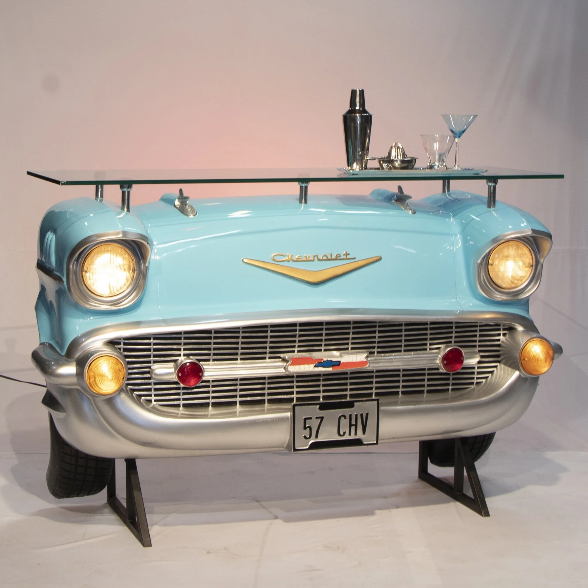 Innovative wedding reception bar