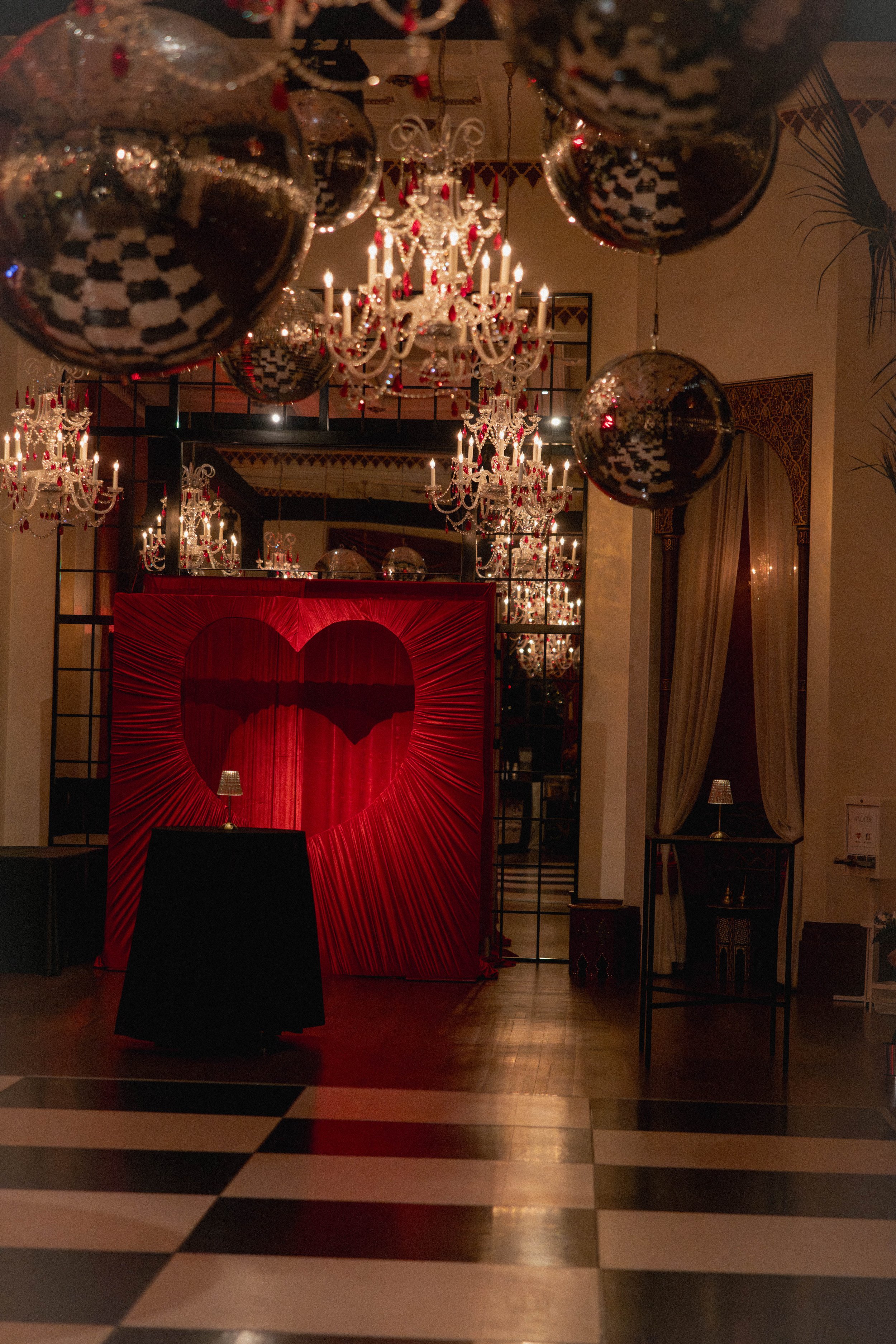 Wedding reception set up by SPARK Creative Events