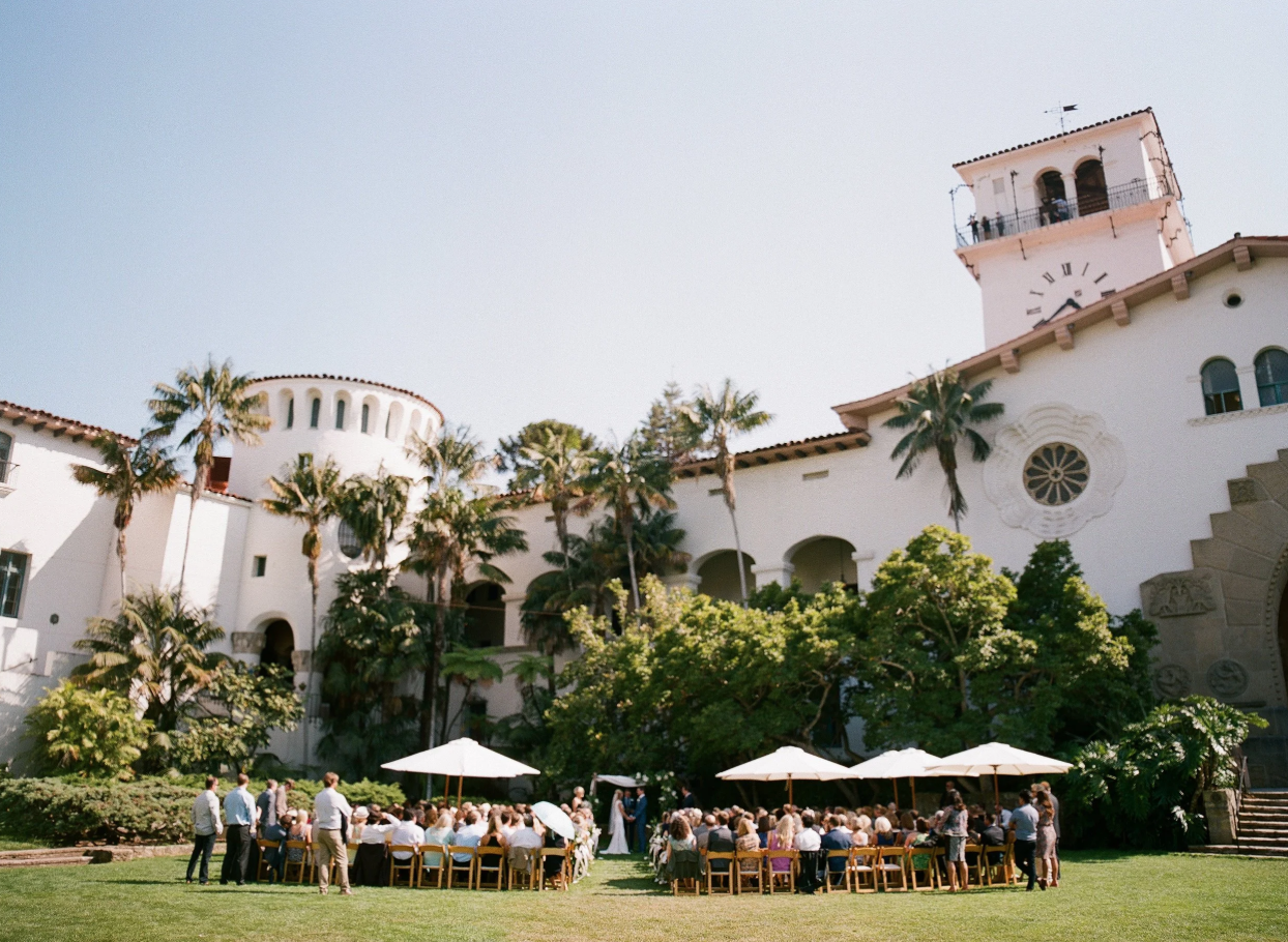 Santa Barbara Courthouse ceremony