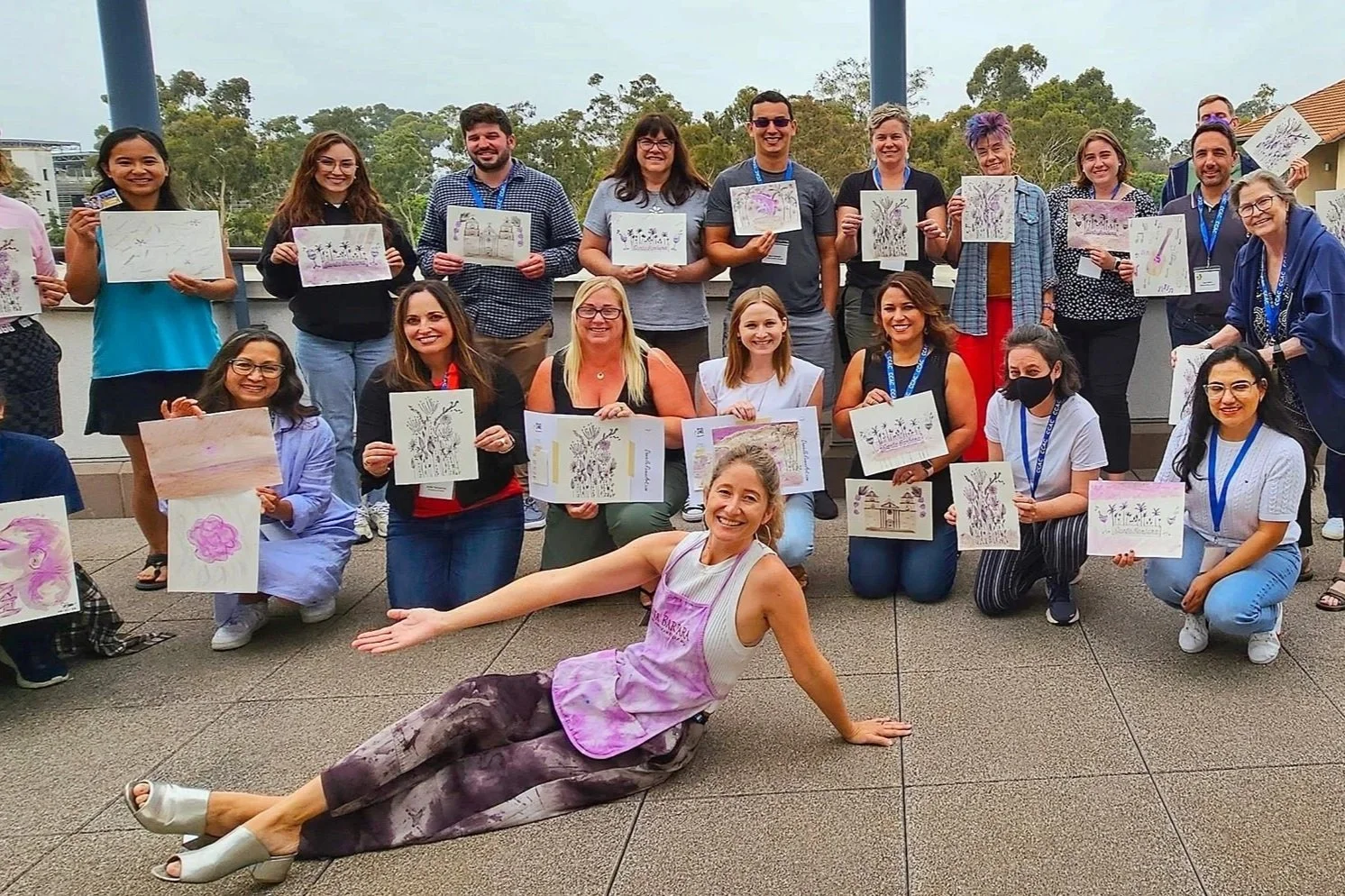 Danielle Renee Art workshop