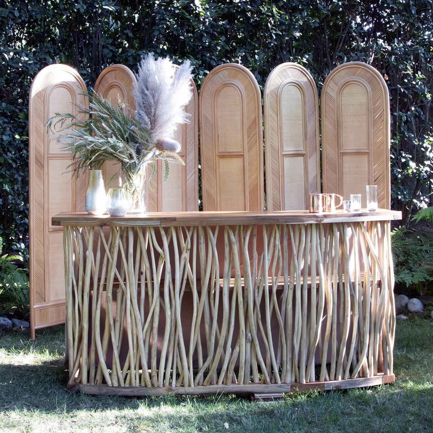 Sumatra Twig Bar with Shelf