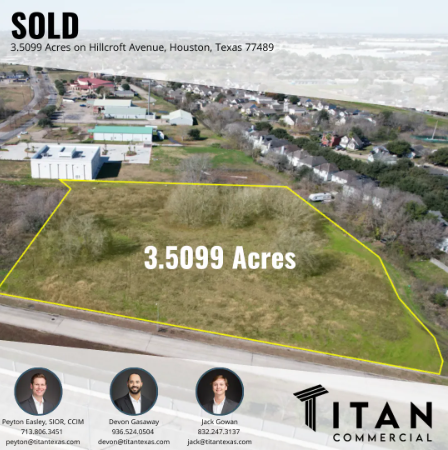 SOLD | 3.5099 Acres on Hillcroft Avenue