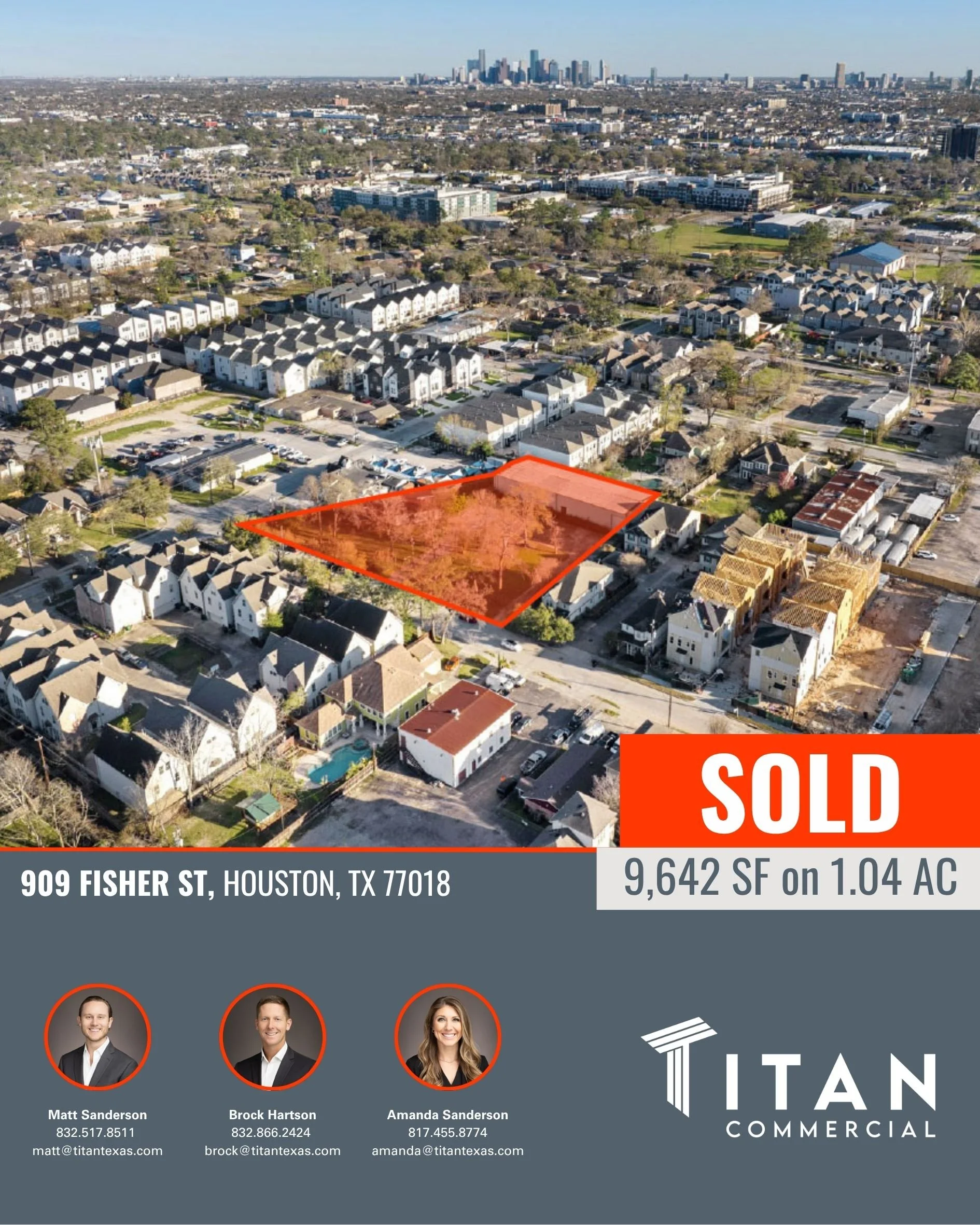 SOLD | 9,642 SF on 1.04 Acres at 909 Fisher St