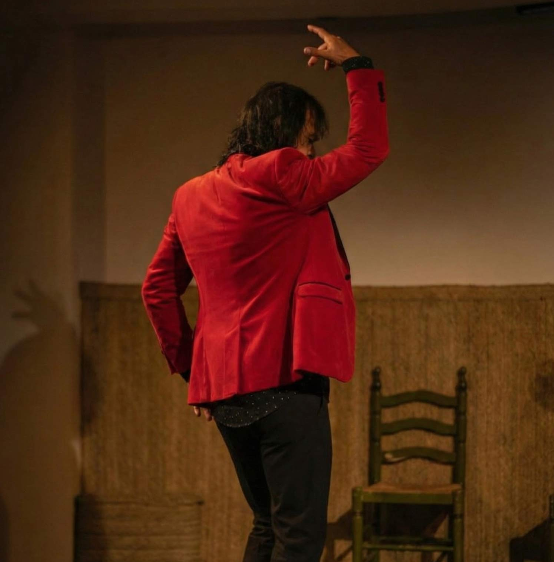 Manuel Jiménez 'Bartolo' y Nerea Carrasco en el Tablao de la Villa