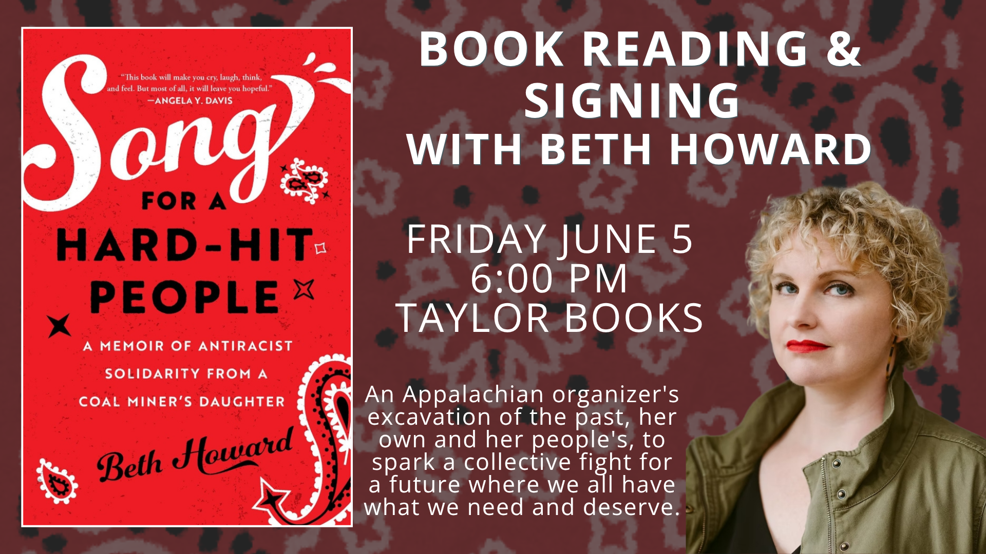 Author Event with Beth Howard