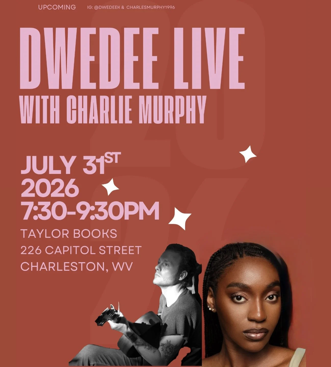 Live Music with Dwedee Kobbah and Charlie Murphy