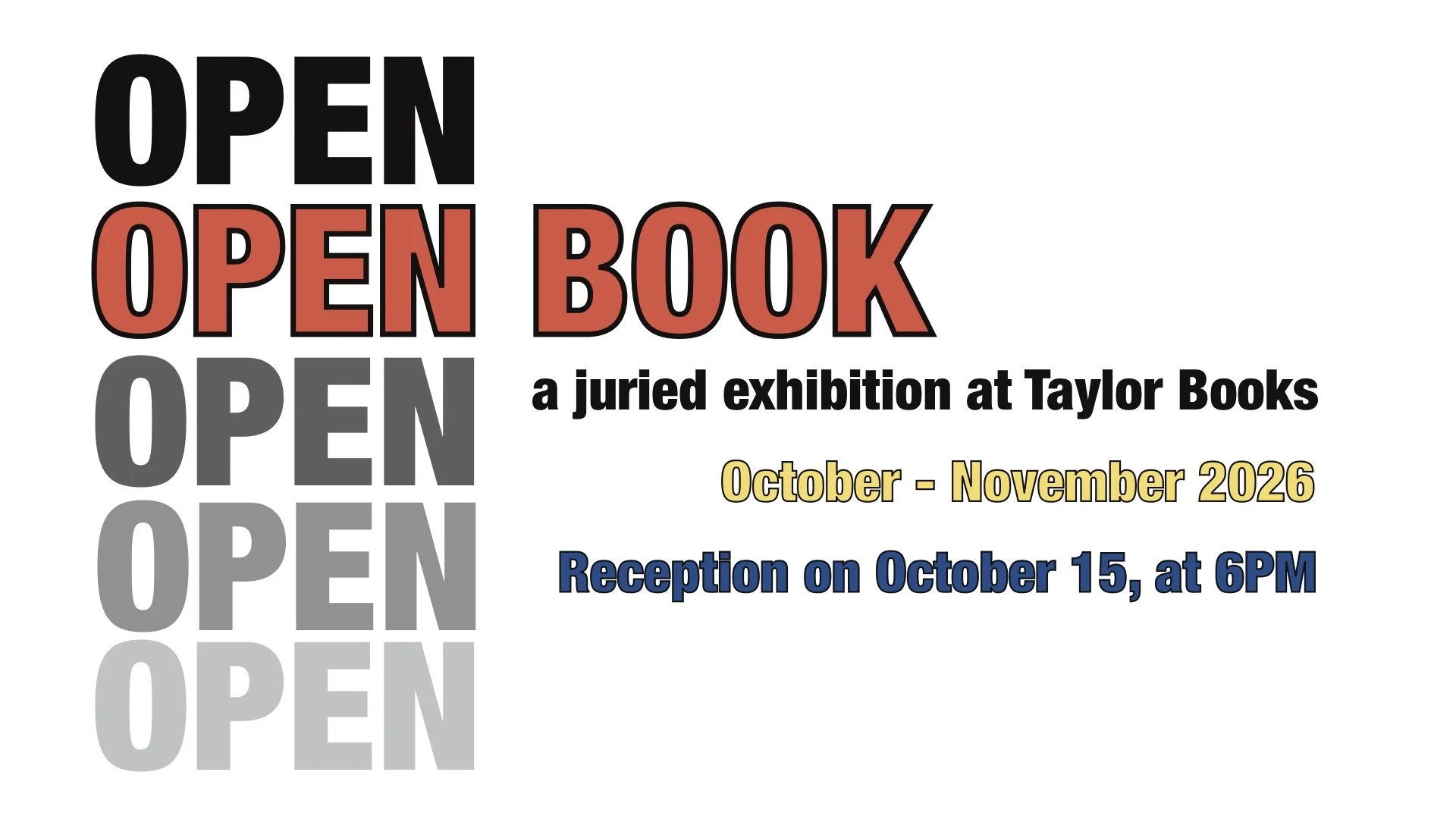 Open Book Opening Reception