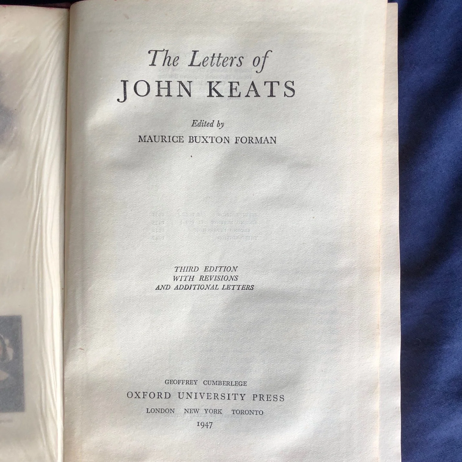 The Letters of John Keats — Mellany Ambrose