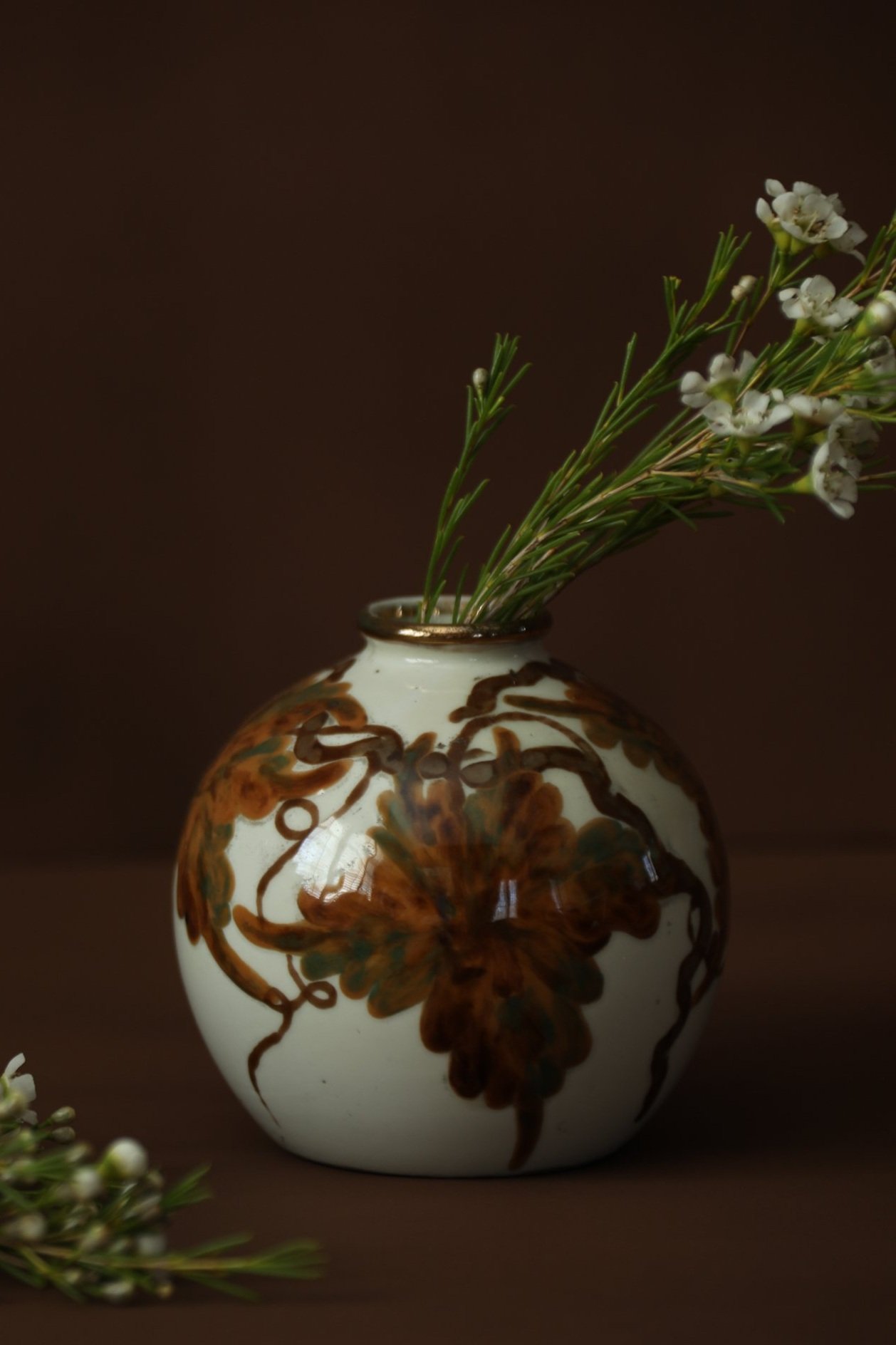 Hand-Painted Petite Vase