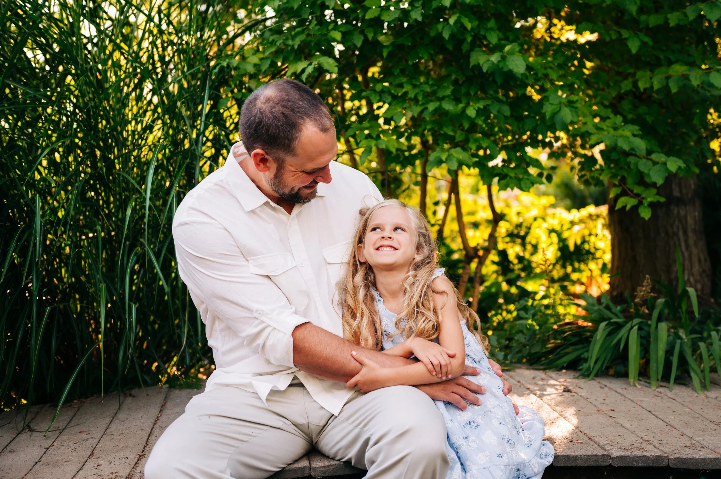 Father daughter at Kirkland family photography session