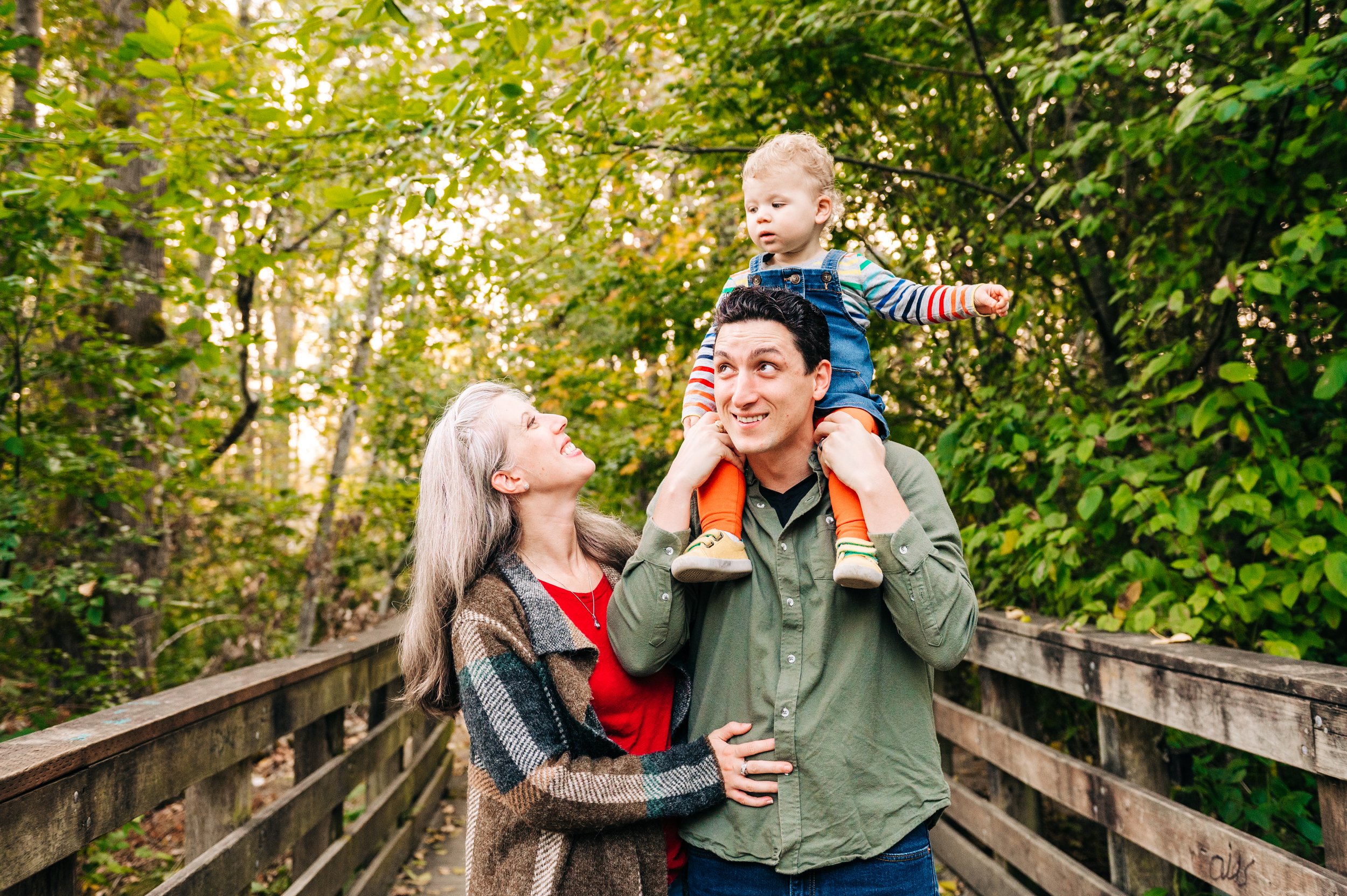 Seattle family photography session in Seattle park
